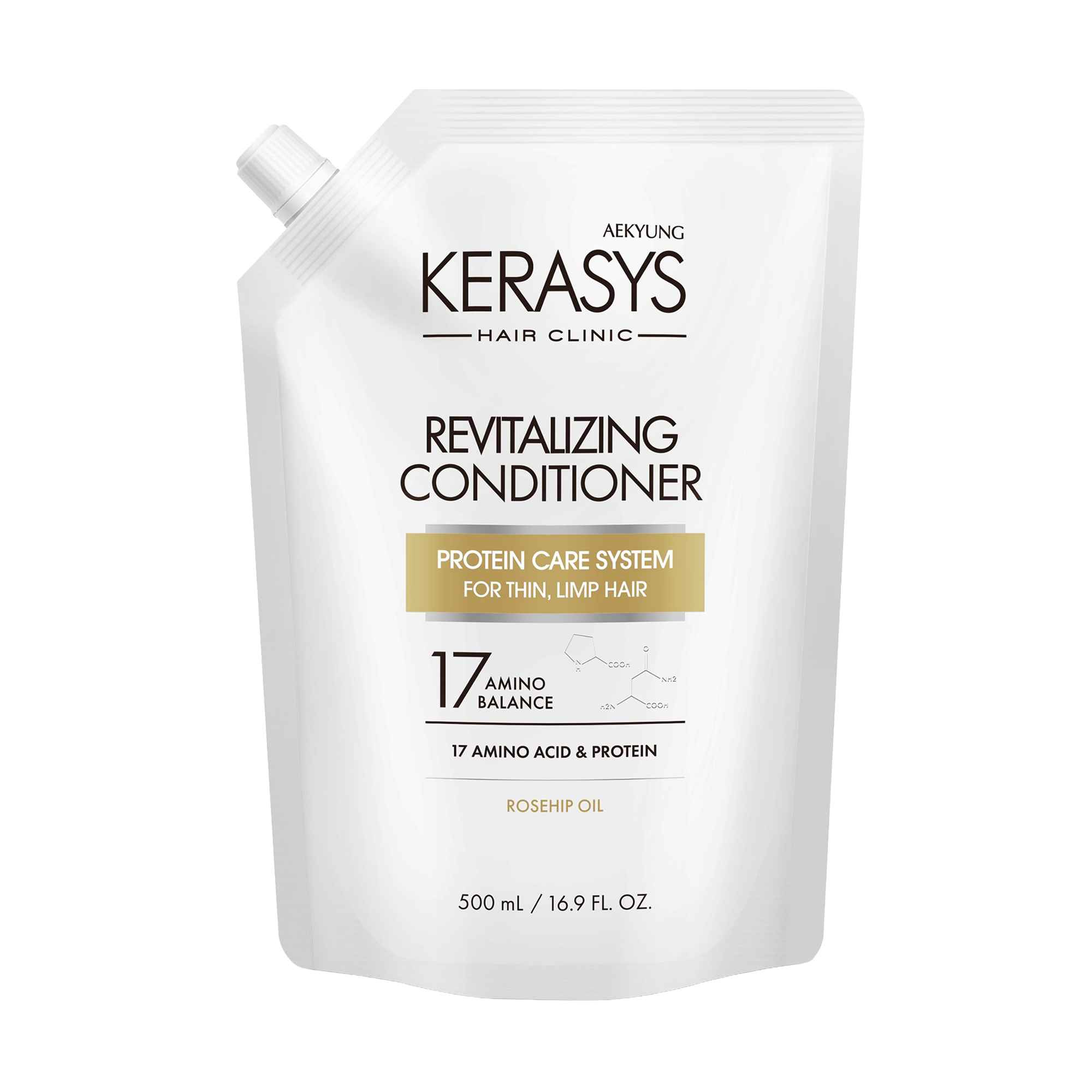 

Ревіталізувальний кондиціонер для волосся KeraSys Hair Clinic System Revitalizing Conditioner, 500 мл (дойпак)