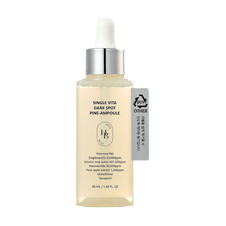 

Сироватка для обличчя HEVEBLUE Single Vita Dark Spot Pine-Ampoule проти пігментних плям, 50 мл