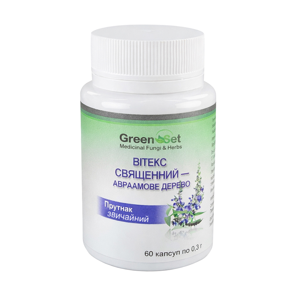 

Вітекс священний Авраамове дерево GreenSet, 60 капсул
