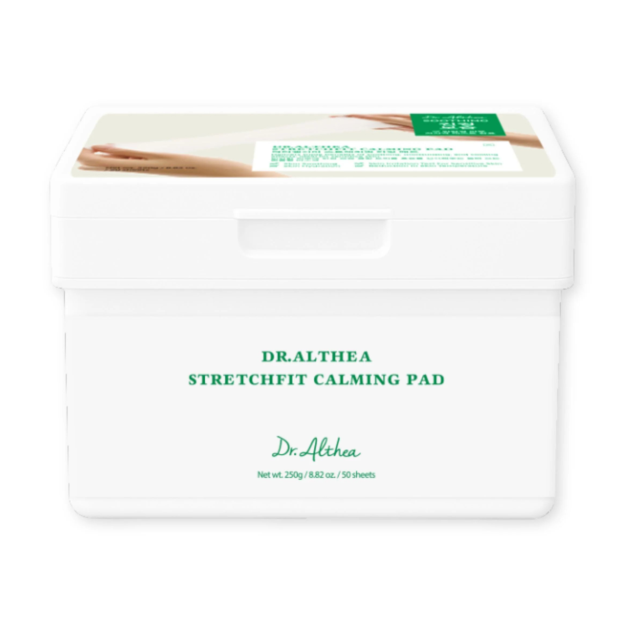

Заспокійливі пади для обличчя Dr. Althea StretchFit Calming Pad, 250 г, 50 шт