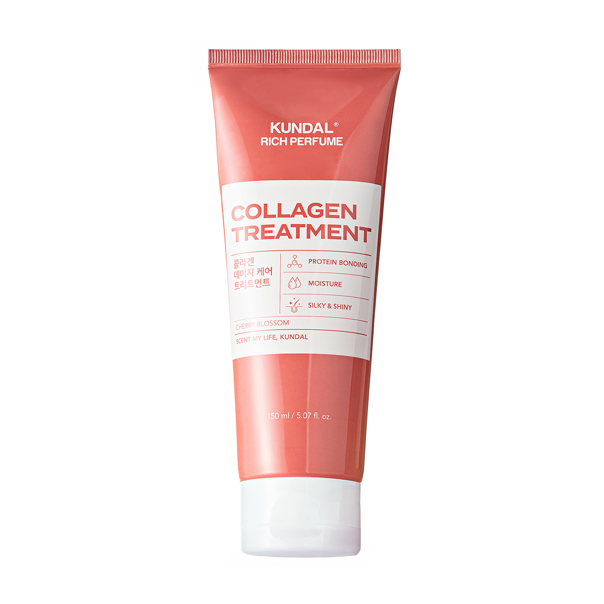 

Кондиціонер для волосся Kundal Rich Perfume Collagen Treatment, Cherry Blossom, з колагеном, 150 мл