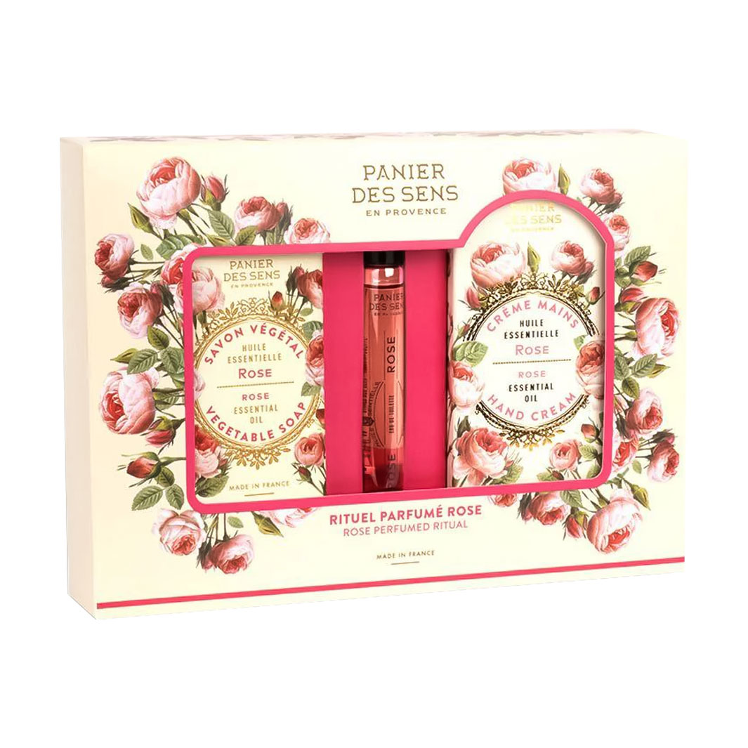 

Подарунковий набір Panier des Sens Троянда (туалетна вода, 10 мл + крем для рук, 75 мл + мило, 150 г)