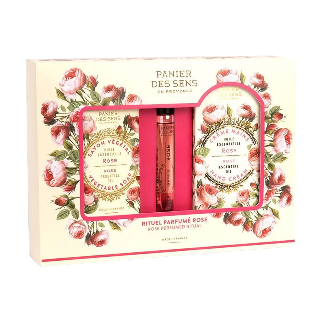

Подарунковий набір Panier des Sens Троянда (туалетна вода, 10 мл + крем для рук, 75 мл + мило, 150 г)