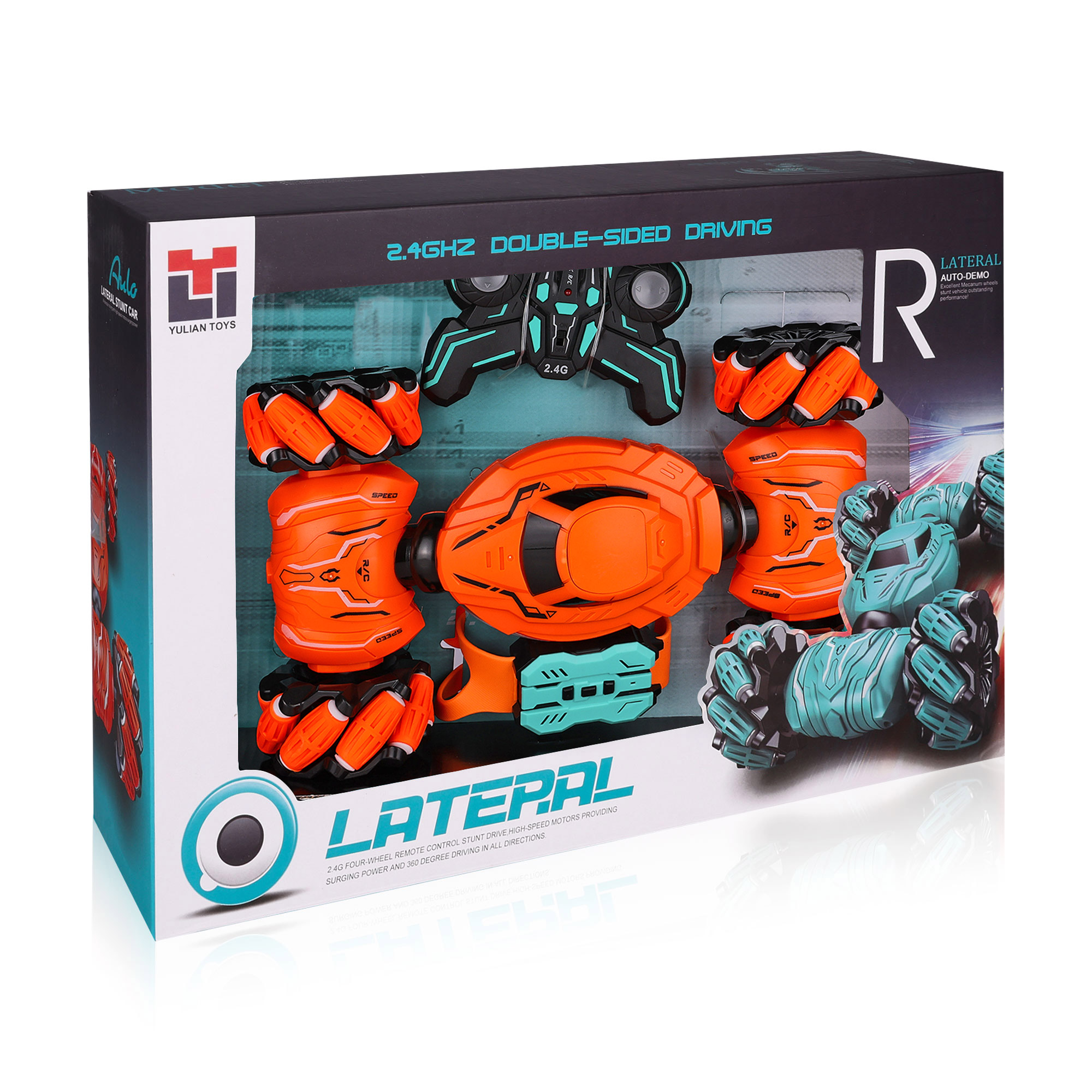 

Машинка-перевертень на радіокеруванні YULIAN TOYS Шалена швидкість, помаранчева, від 6 років (AJ022603)