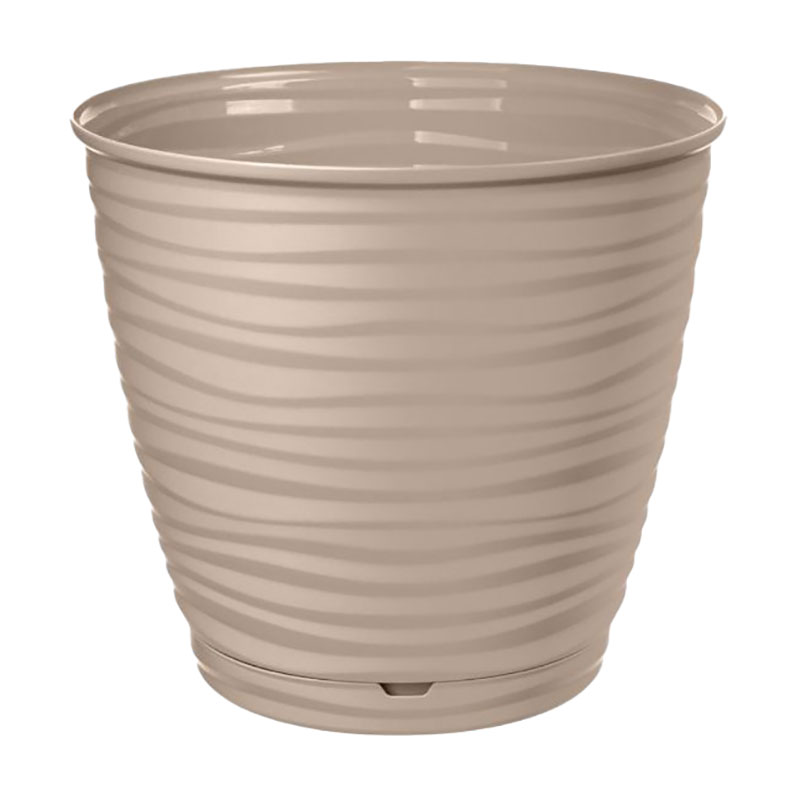 

Горщик для квітів Irak Plastik Sahra з піддоном, 1.6 л (SH-110)