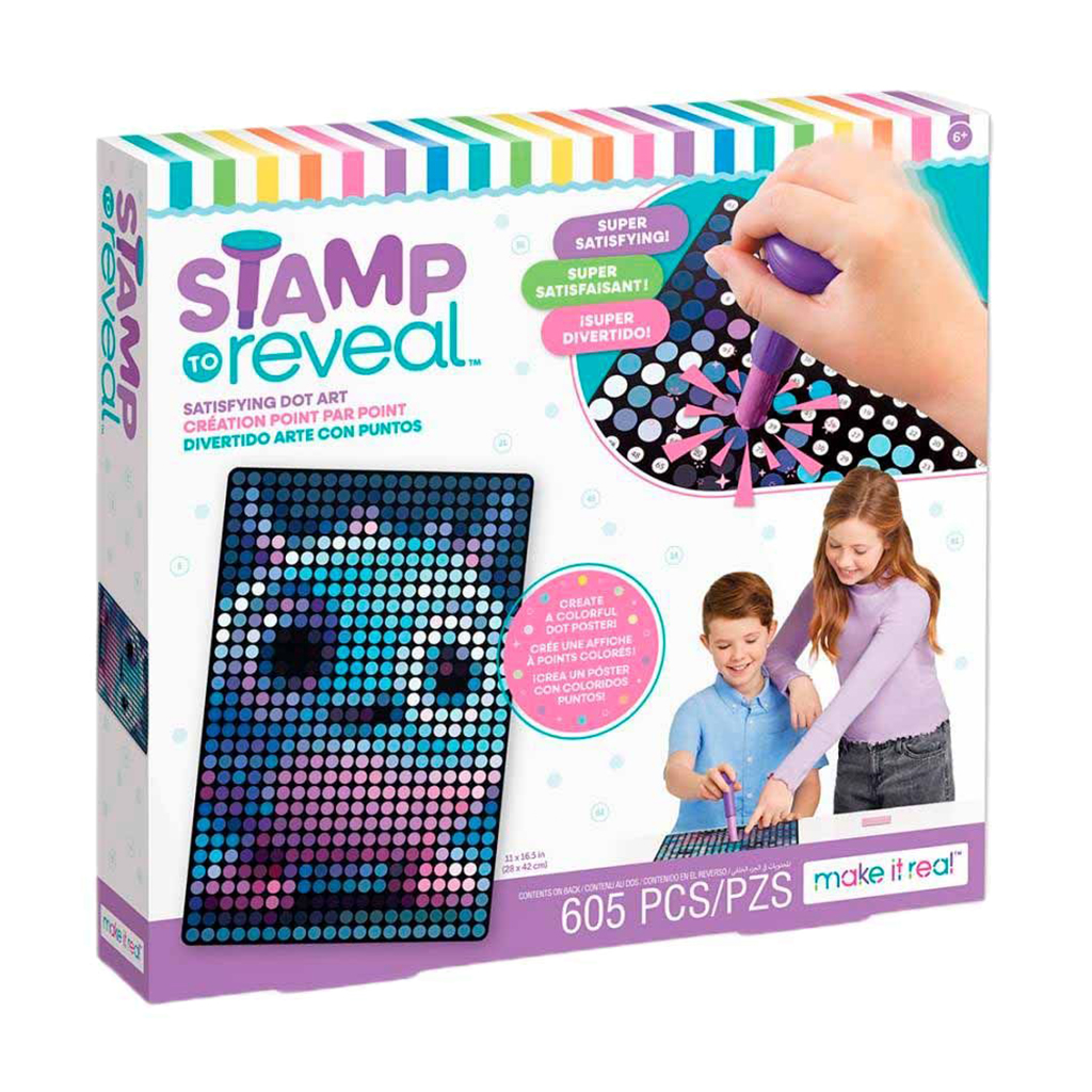 

Набір для творчості Make it Real Штампуй та проявляй: Пухнастик, від 6 років (MR1471-3)