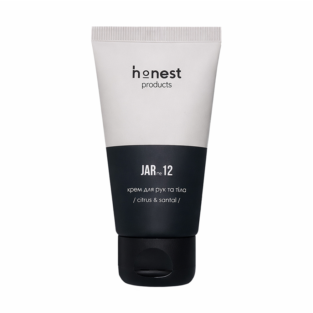 

Зволожувальний крем для рук та тіла Honest Products Jar N12 Citrus & Santal, 50 мл