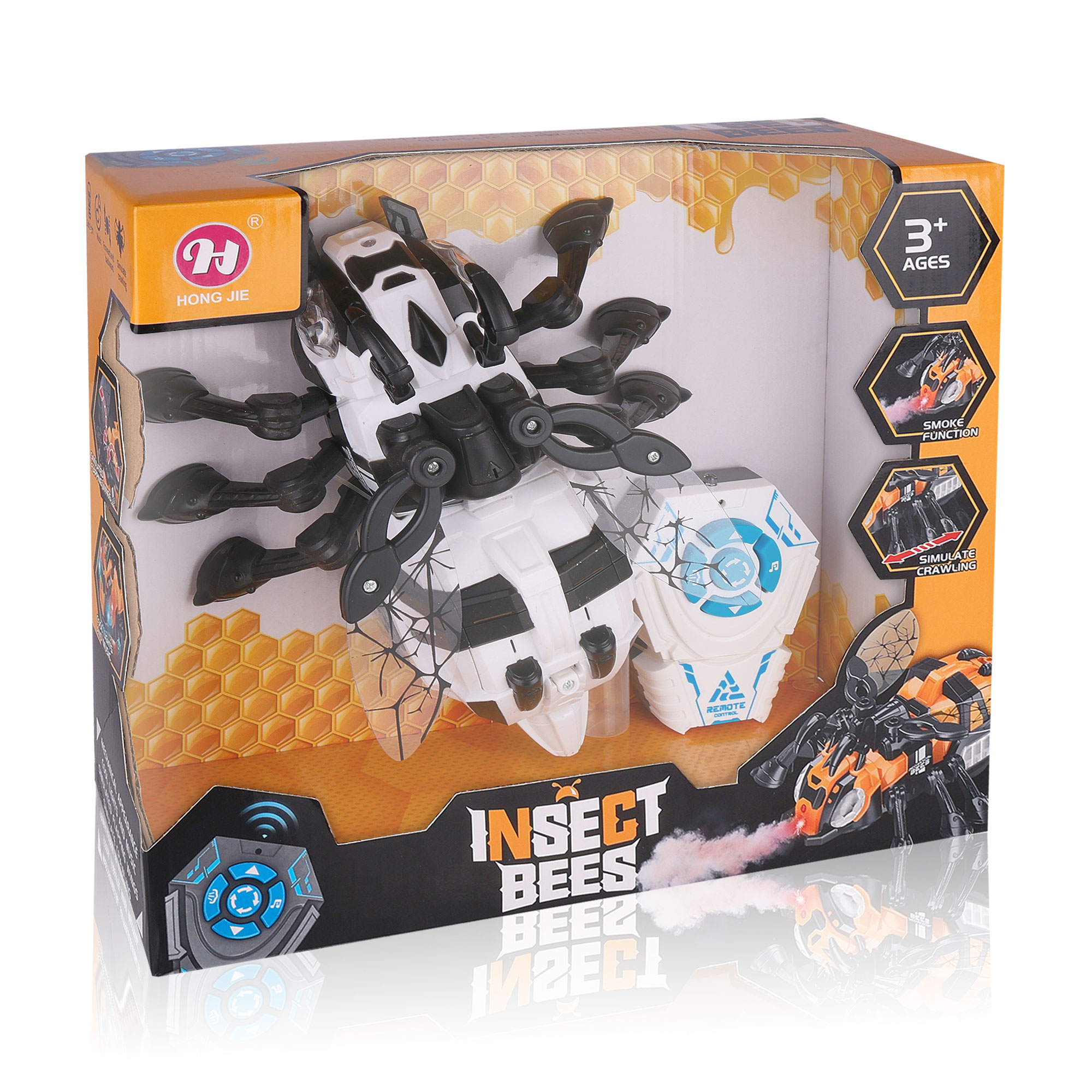 

Дитяча іграшка на радіокеруванні HONG JIE Бджола, білий, від 3 років (WFM812213)