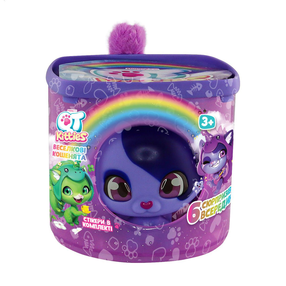 

Дитячий ігровий набір QT Kitties S2 Кошеня Рокі, від 3 років, 10 предметів (450006-4)