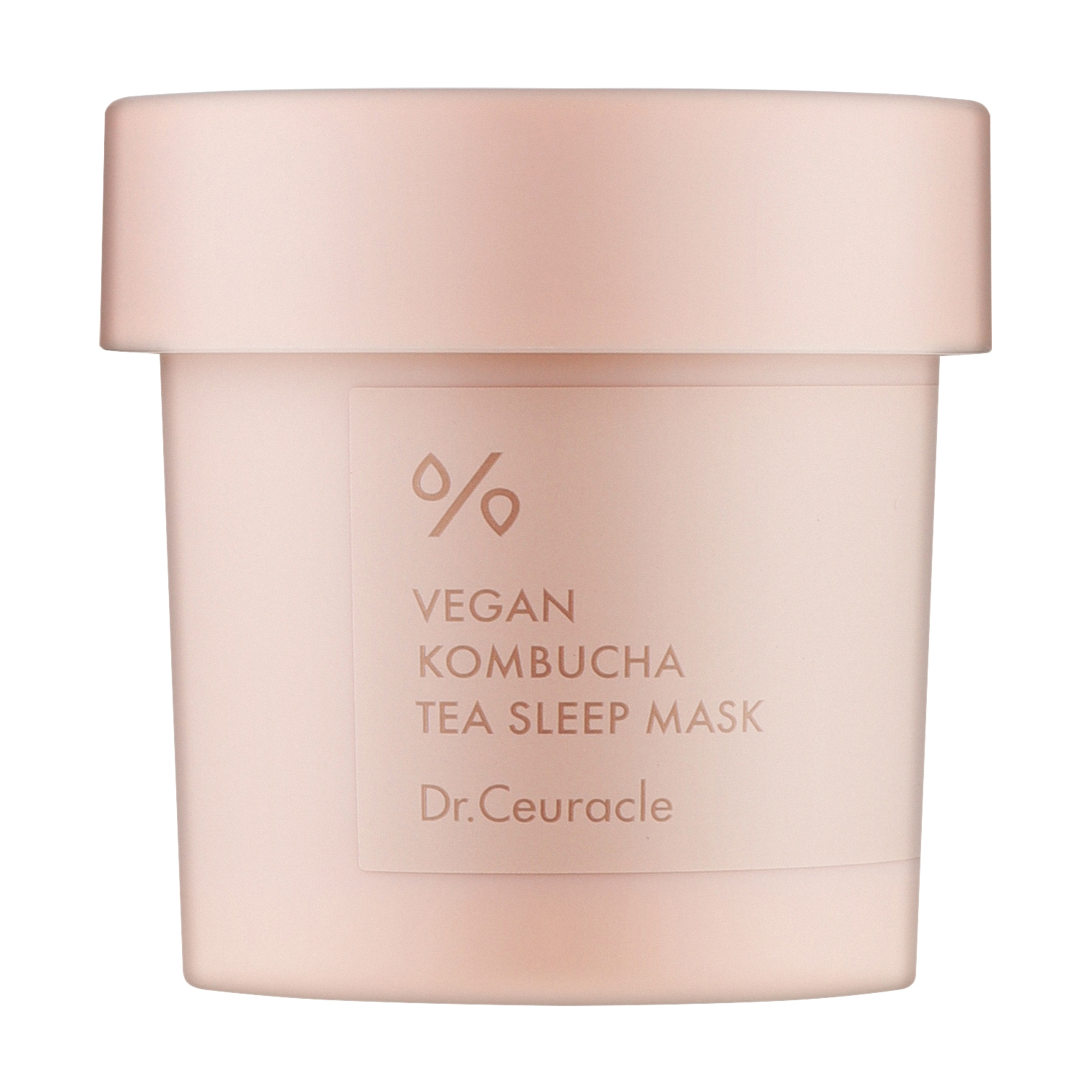 

Веганська зволожувальна антиоксидантна маска для обличчя Dr.Ceuracle Vegan Kombucha Tea Sleep Mask з екстрактом комбучі та бакучіолом, 100 г