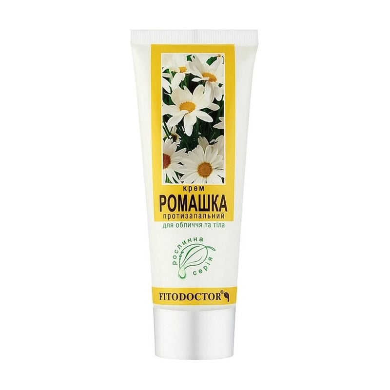 

Протизапальний крем для обличчя та тіла Фітодоктор Ромашка, 44 г