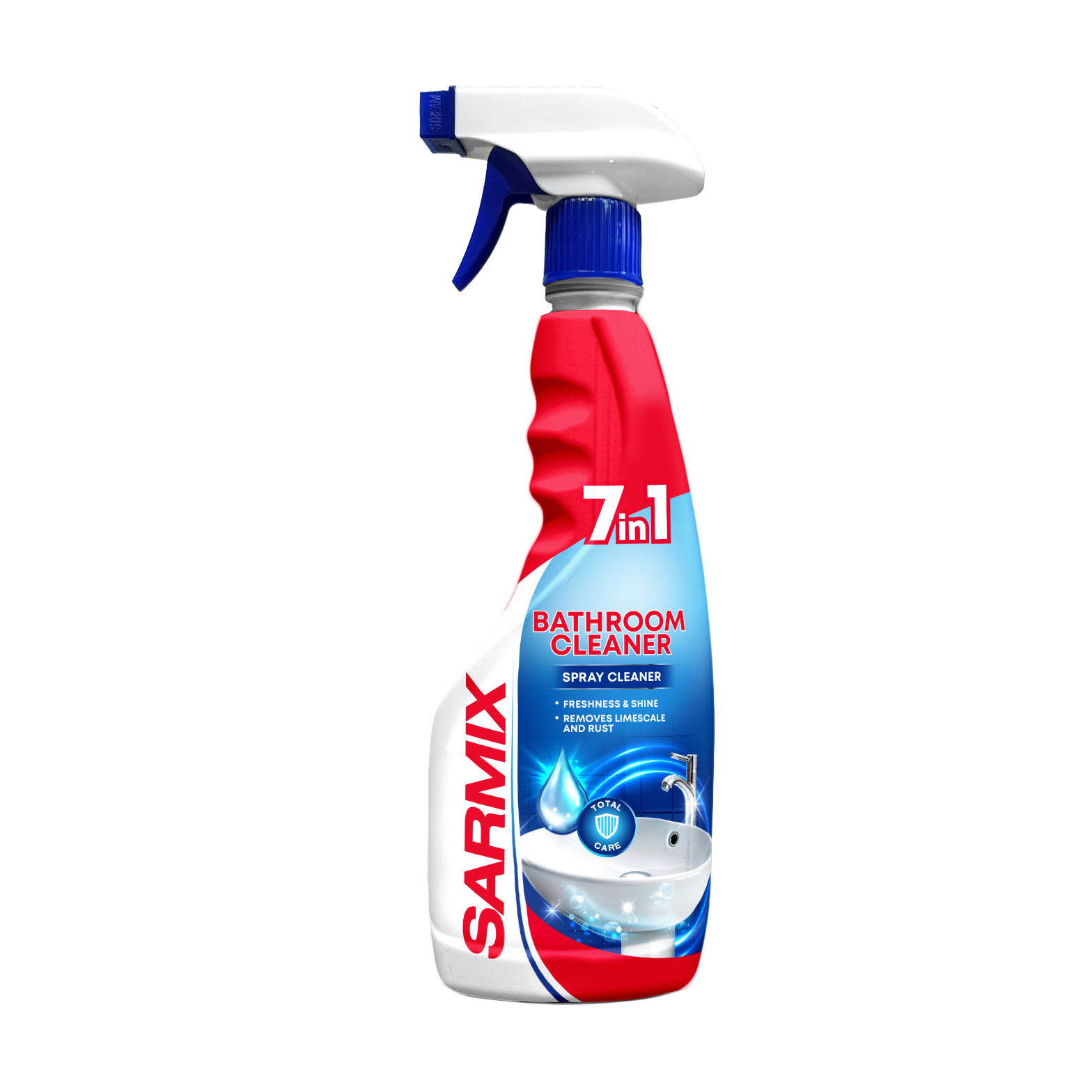 

Спрей для чищення ванної кімнати Sarmix 7 in 1 Bathroom Spray Cleaner, 500 мл
