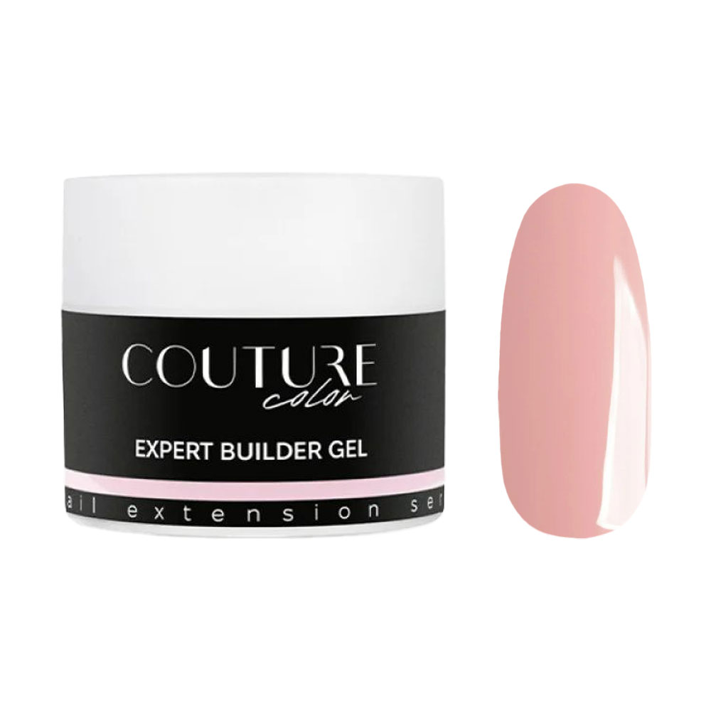 

Трифазний білдер-гель для нарощування нігтів Couture Colour Expert Builder Gel 01 Baby Pink, 15 мл