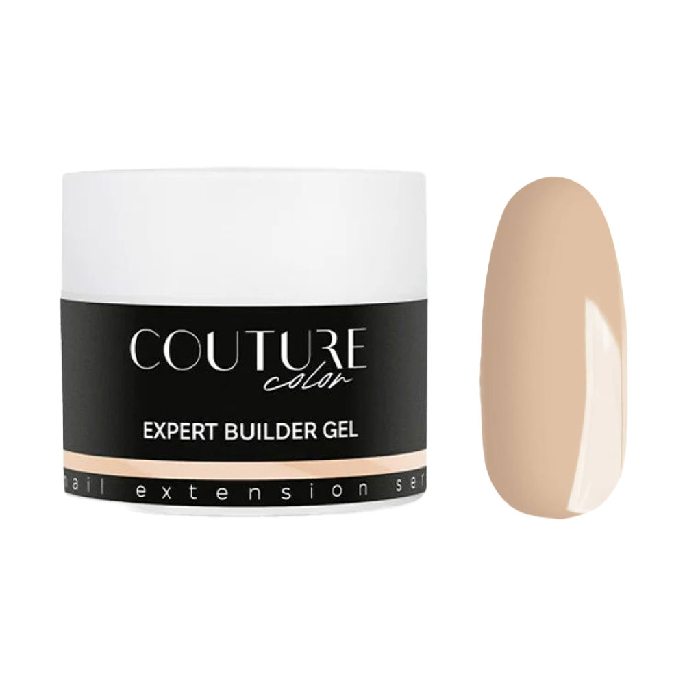 

Трифазний білдер-гель для нарощування нігтів Couture Colour Expert Builder Gel 07 Latte, 15 мл