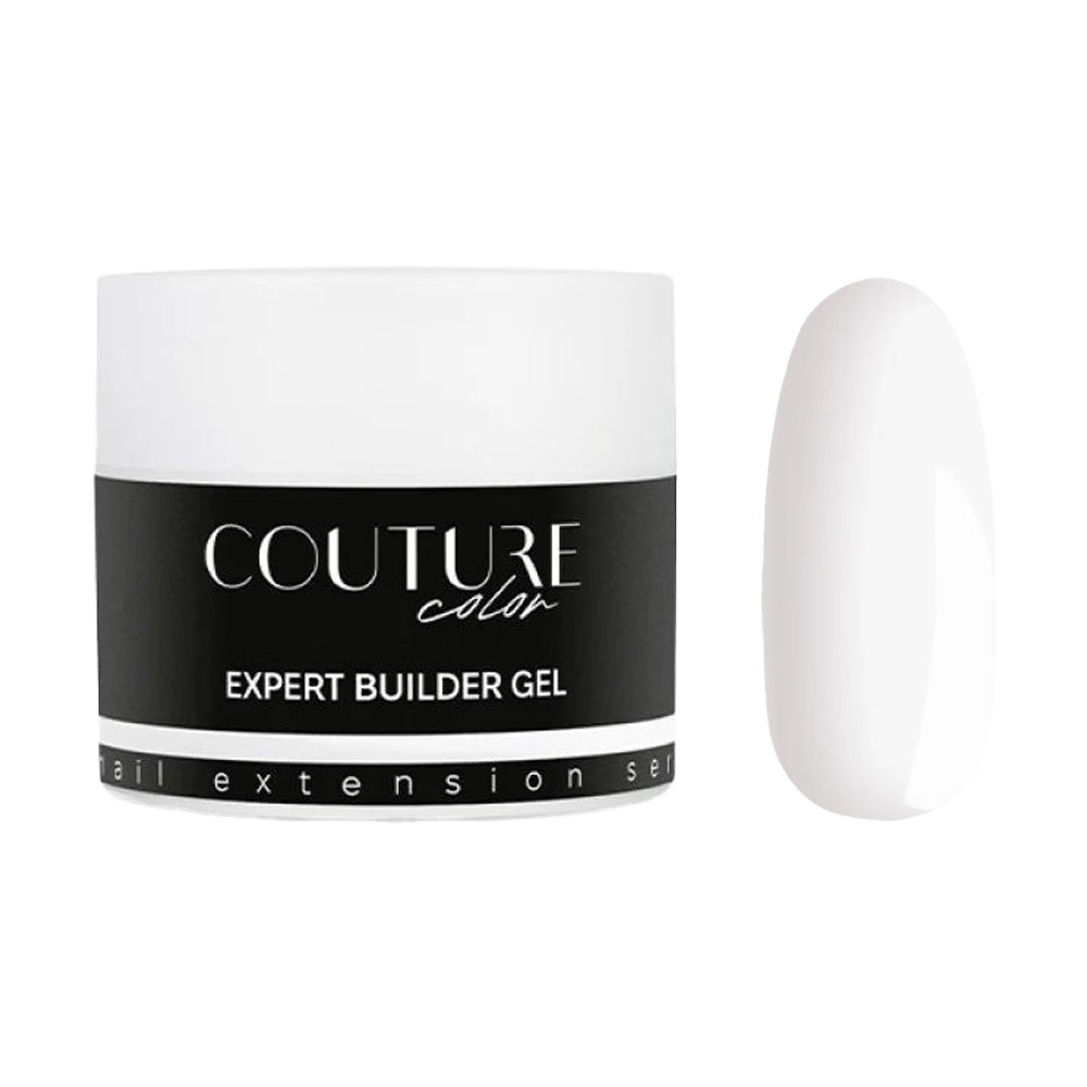 

Трифазний білдер-гель для нарощування нігтів Couture Colour Expert Builder Gel 12 Milky, 15 мл