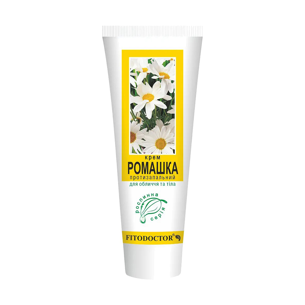 

Протизапальний крем для обличчя та тіла Фітодоктор Ромашка, 75 г
