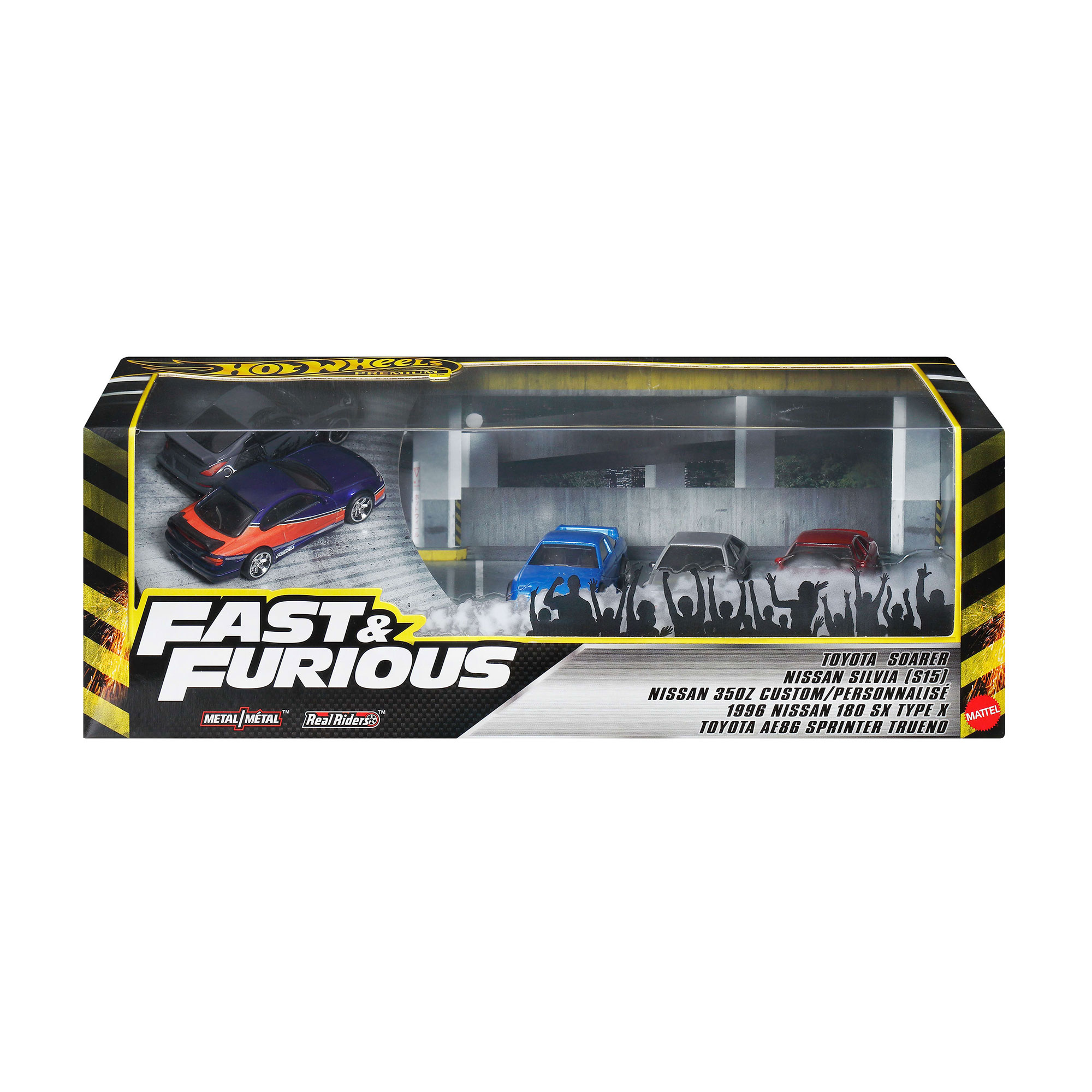 

Набір колекційних машинок Hot Wheels Форсаж Токійський дрифт, від 3 років, 5 шт (JFL99)