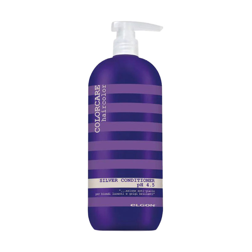 

Кондицiонер Elgon Colorcare Silver Conditioner pH 4.5 для нейтралізації жовтизни волосся, з фіолетовими пігментами, 1 л