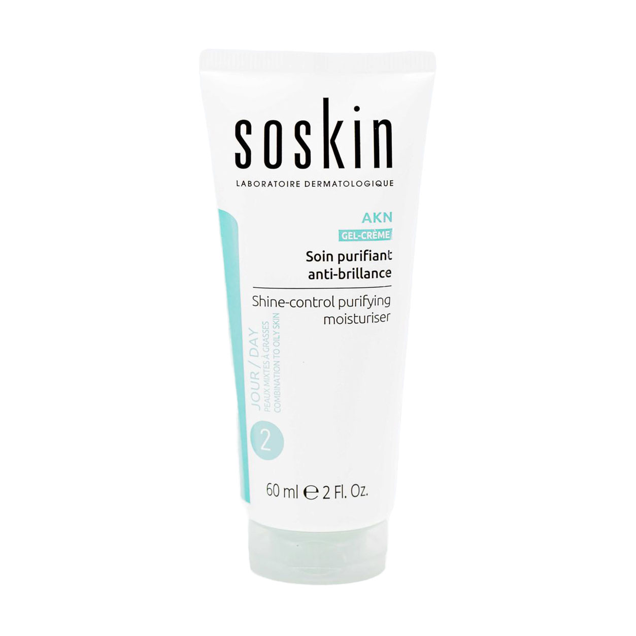 

Матувальний гель-крем для обличчя 3 в 1 Soskin Shine-Control Purifying Moisturiser Gel-Cream, 60 мл