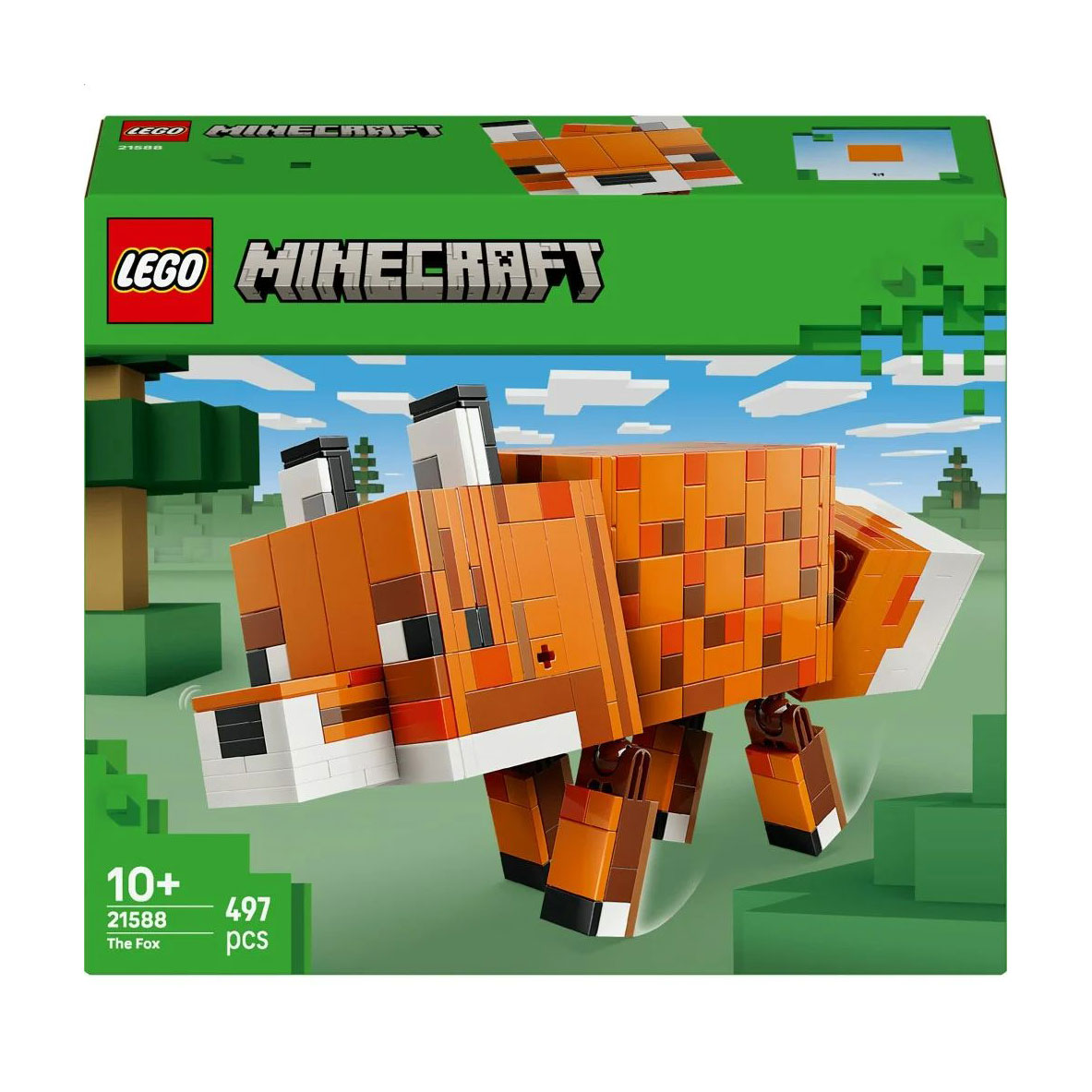 

Конструктор LEGO Minecraft Лисиця, 497 деталей, від 10 років (21588)