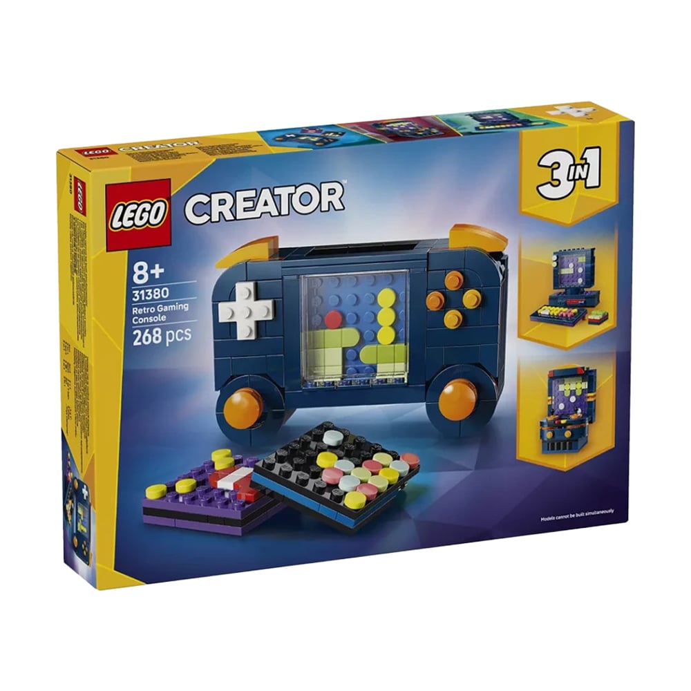 

Конструктор LEGO Creator 3 в 1 Гральна ретро-консоль, 268 деталей, від 8 років (31380)
