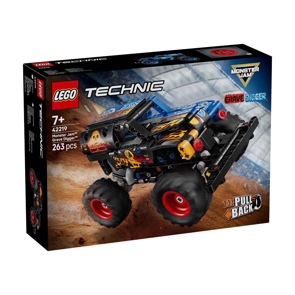 

Конструктор LEGO Technic Monster Jam Grave Digger Вогонь і лід, 263 деталі, від 7 років (42219)