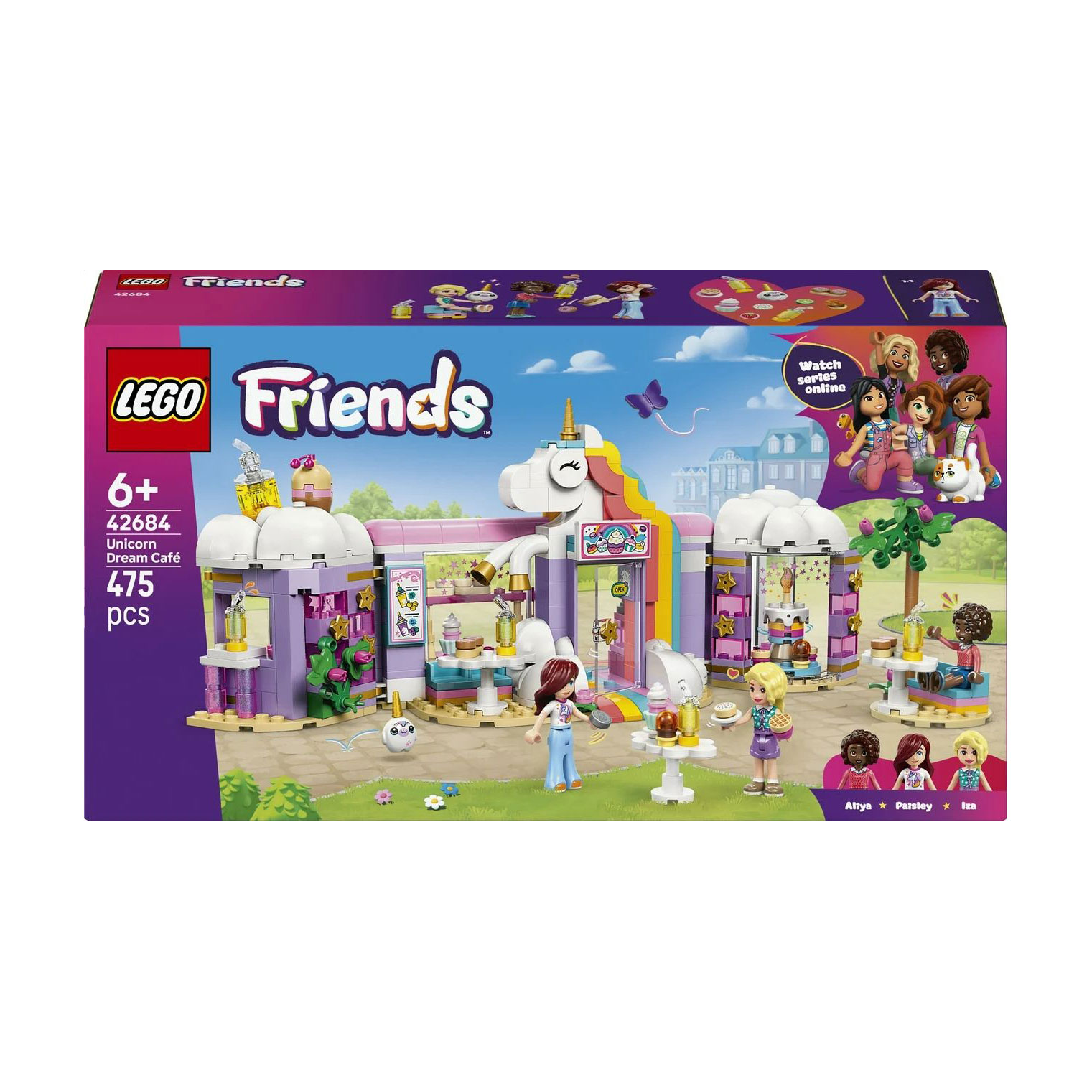 

Конструктор LEGO Friends Кав'ярня мрій єдинорога, 475 деталей, від 6 років (42684)