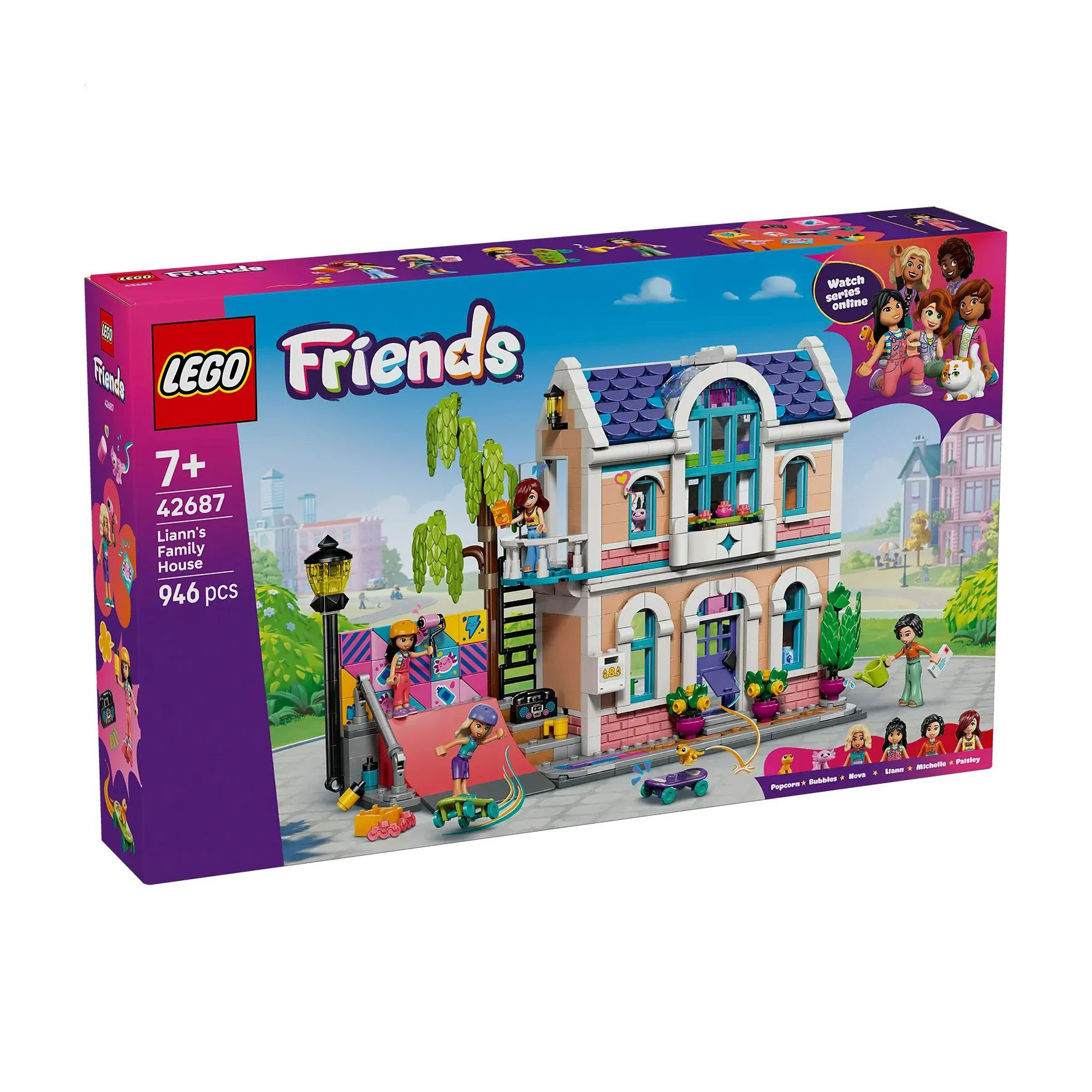 

Конструктор LEGO Friends Родинний дім Ліан, 946 деталей, від 7 років (42687)