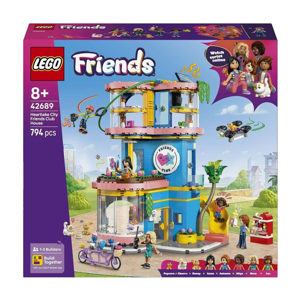 

Конструктор LEGO Friends Клубний будинок друзів HLC, 794 деталі, від 8 років (42689)