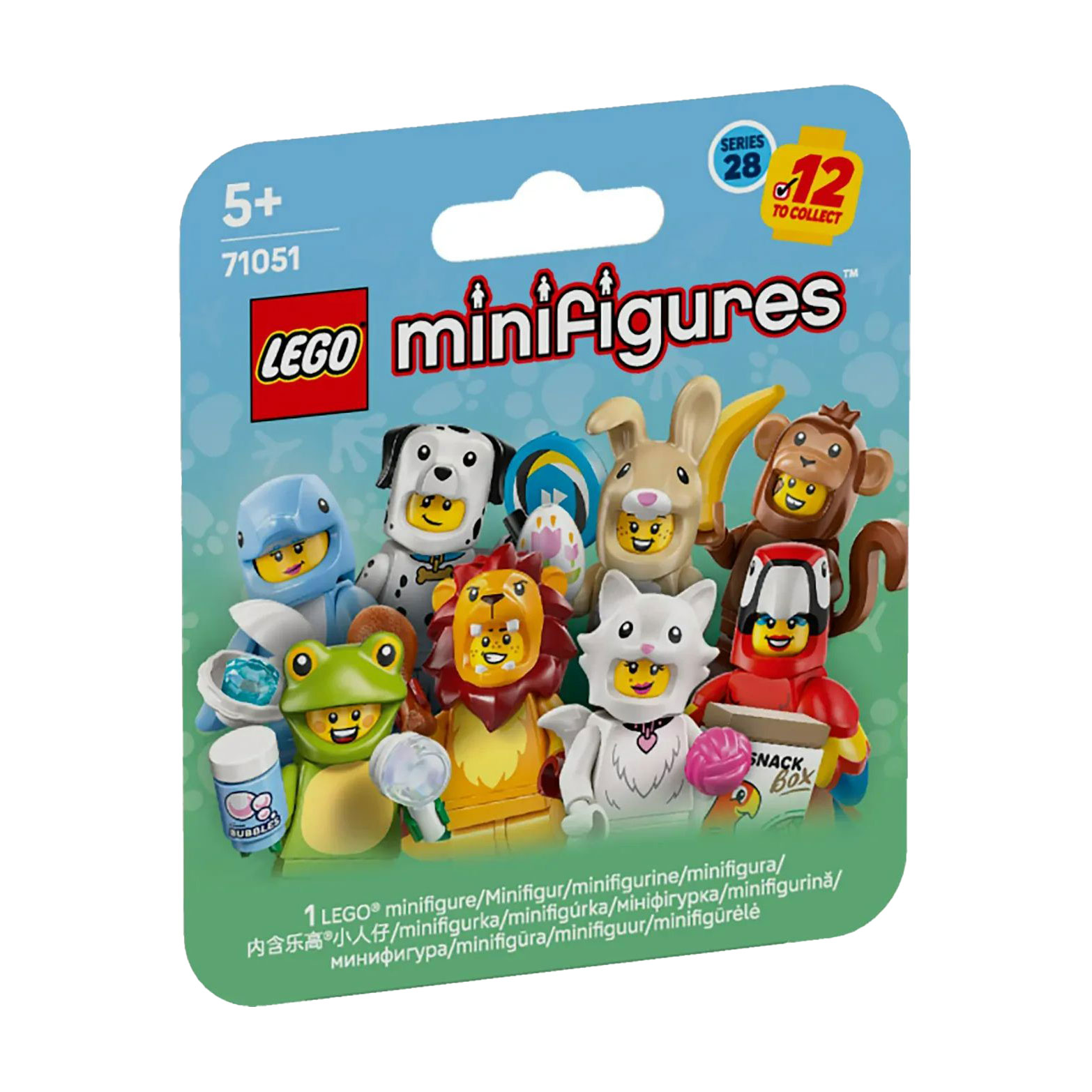 

Конструктор LEGO Minifigures Тварини. Серія 28, 7 деталей, від 5 років (71051)