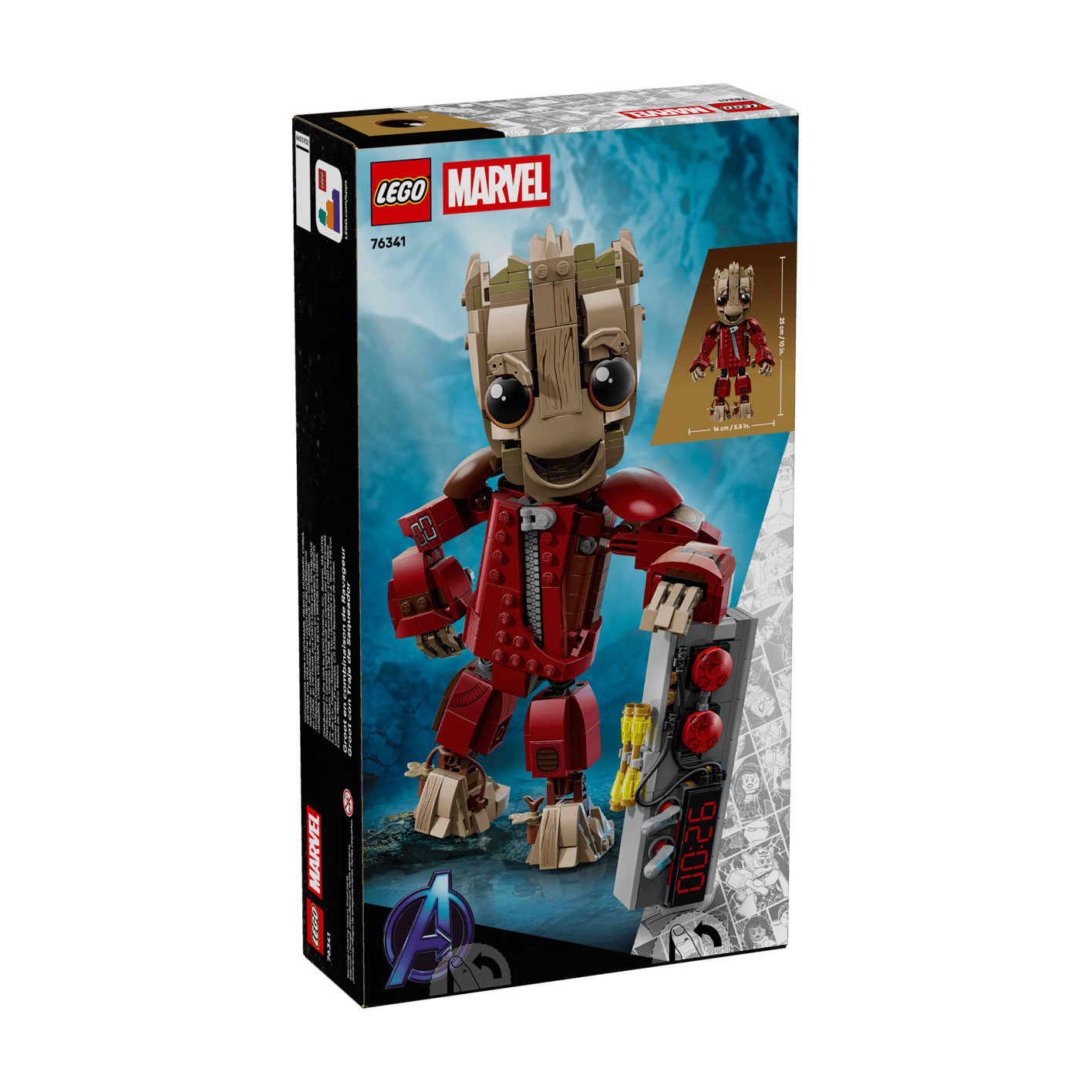 

Конструктор LEGO Super Heroes Marvel Ґрут у комбінезоні Спустошувачів, 604 деталі, від 10 років (76341)