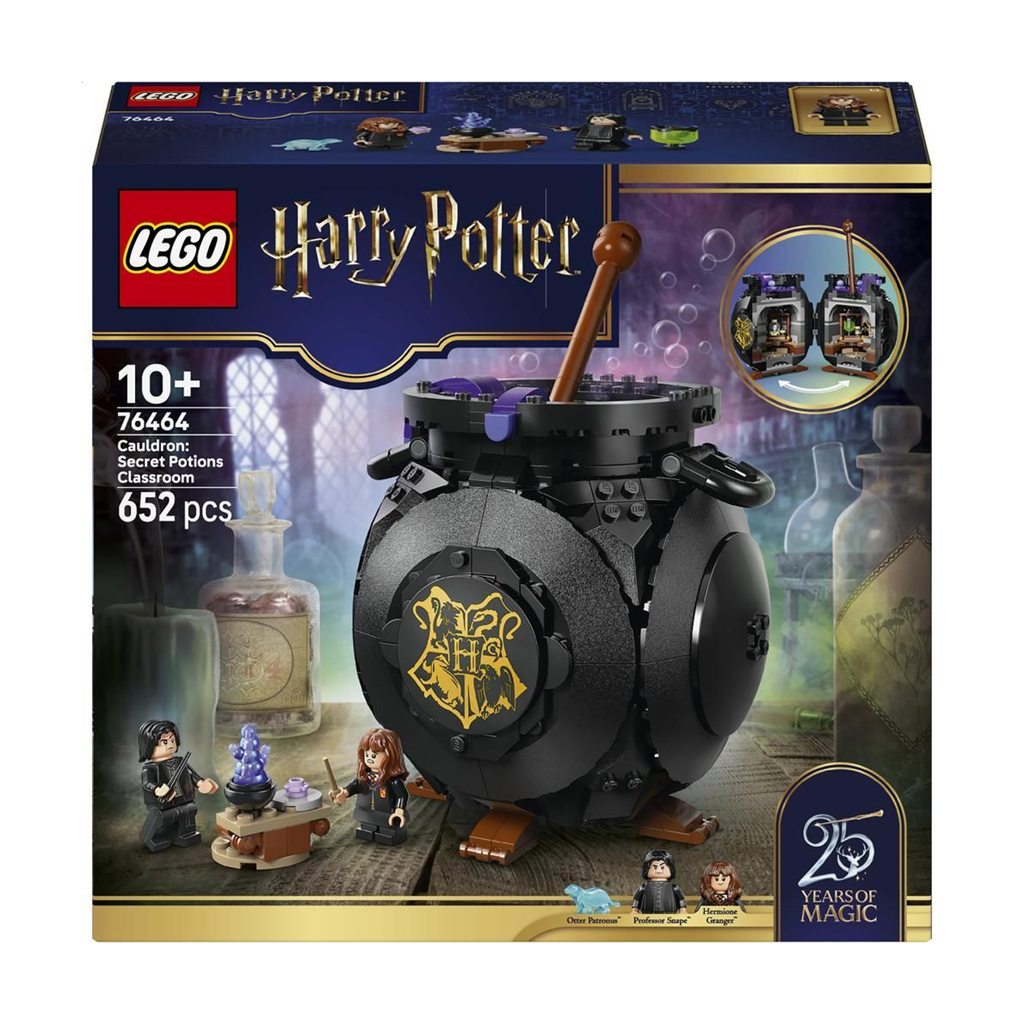 

Конструктор LEGO Harry Potter Котел: Таємний клас зіллєваріння, 652 деталі, від 10 років (76464)
