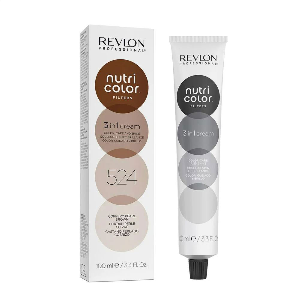 

Тонувальна маска для волосся Revlon Professional Nutri Color Filters Toning 524 Coppery Pearl Brown, 100 мл