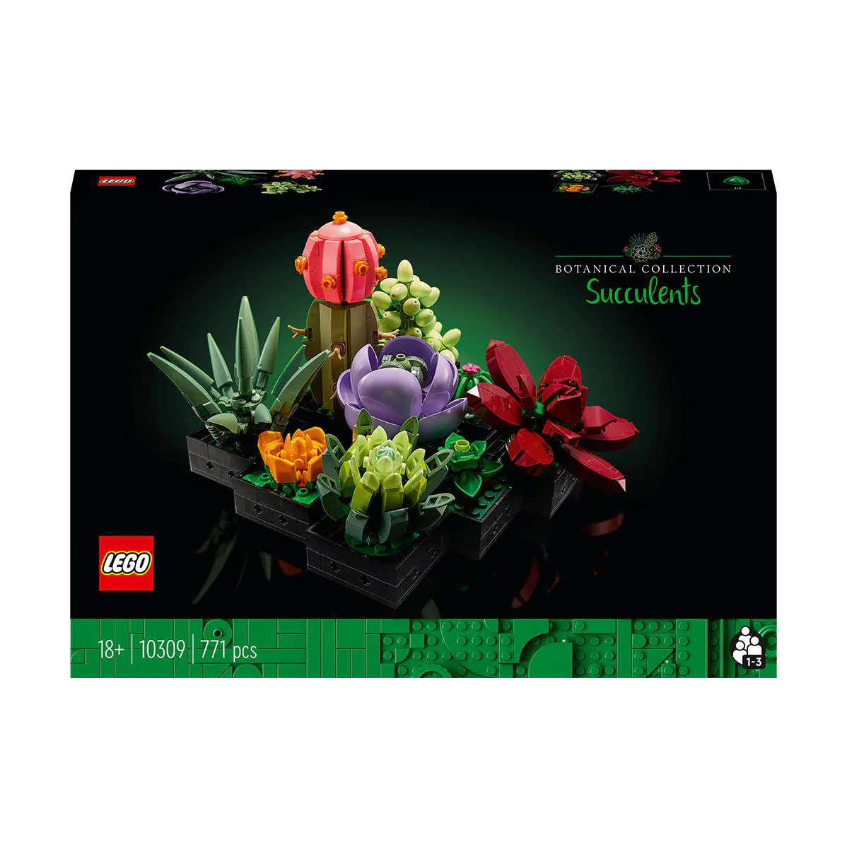 

Конструктор LEGO Botanicals Сукуленти, 771 деталь, від 18 років (10309)