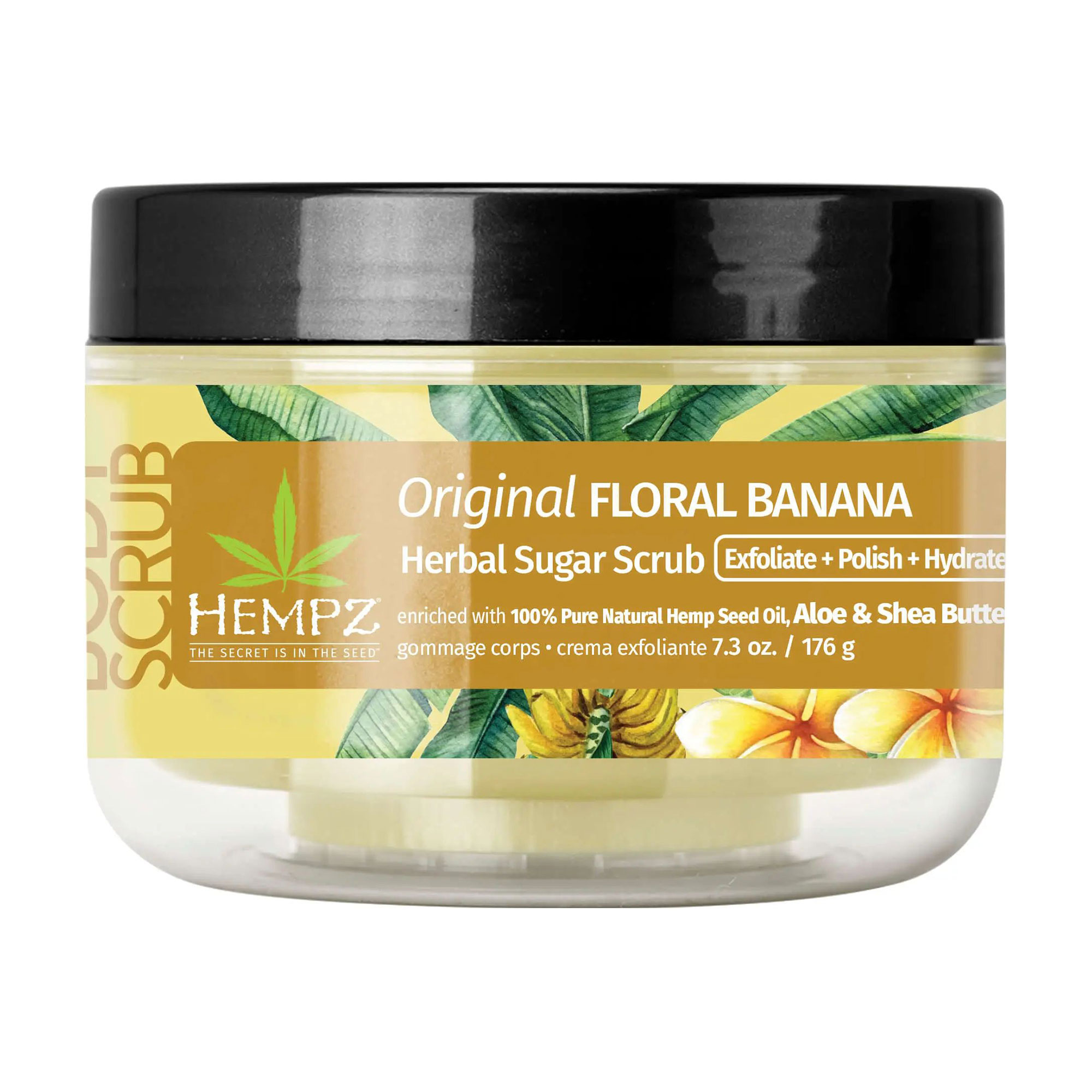 

Цукровий скраб для тіла Hempz Original Floral Banana Herbal Sugar Body Scrub, 176 г