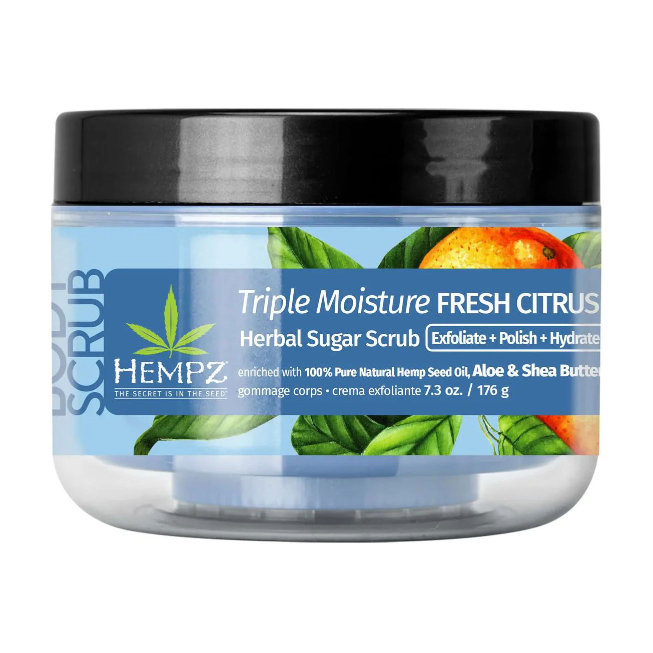 

Цукровий скраб для тіла Hempz Triple Moisture Fresh Citrus Herbal Sugar Scrub, 176 г