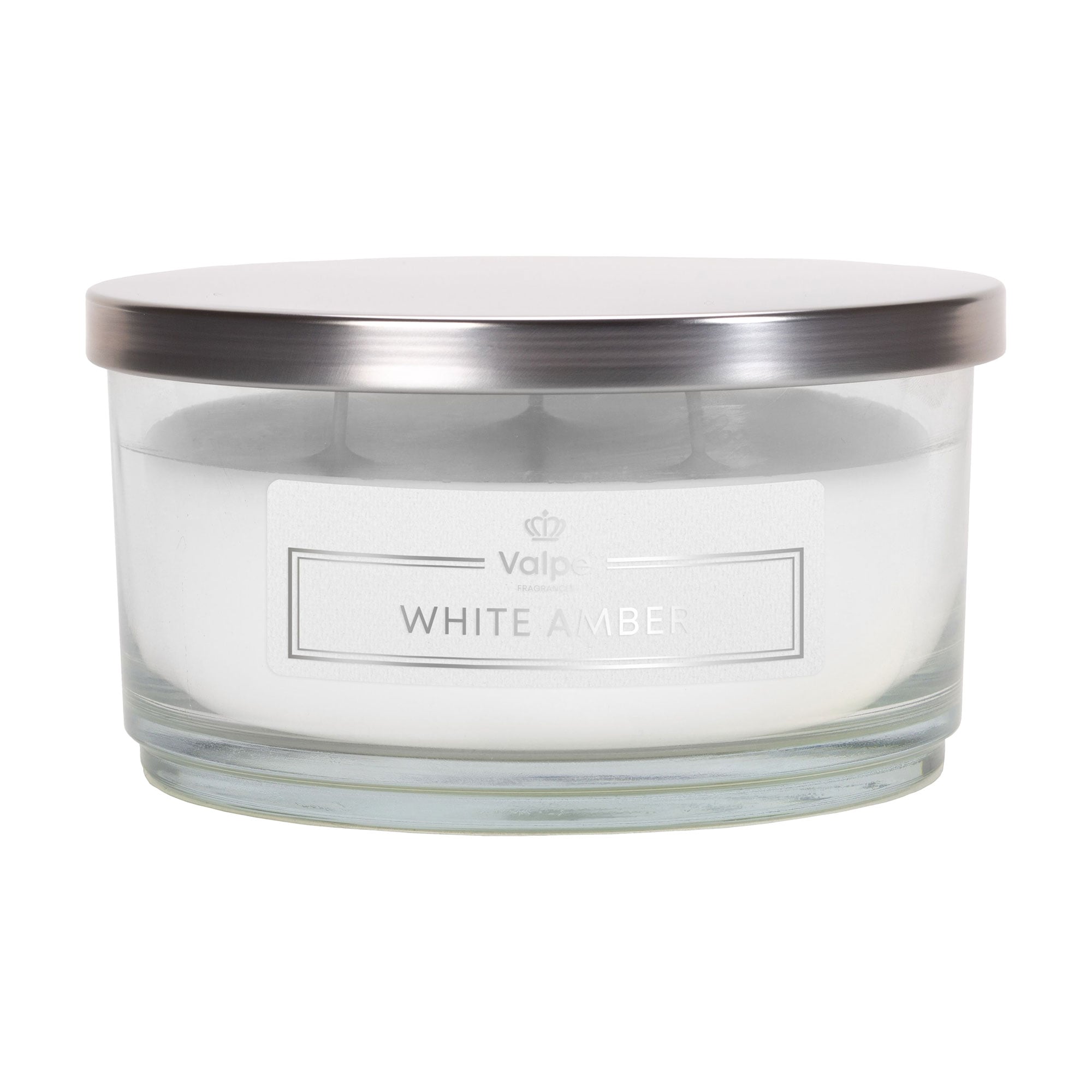 

Ароматична свічка в склянці Bispol Valpe Premium, White Amber, 7.6 см, 400 г (VC-004-459)