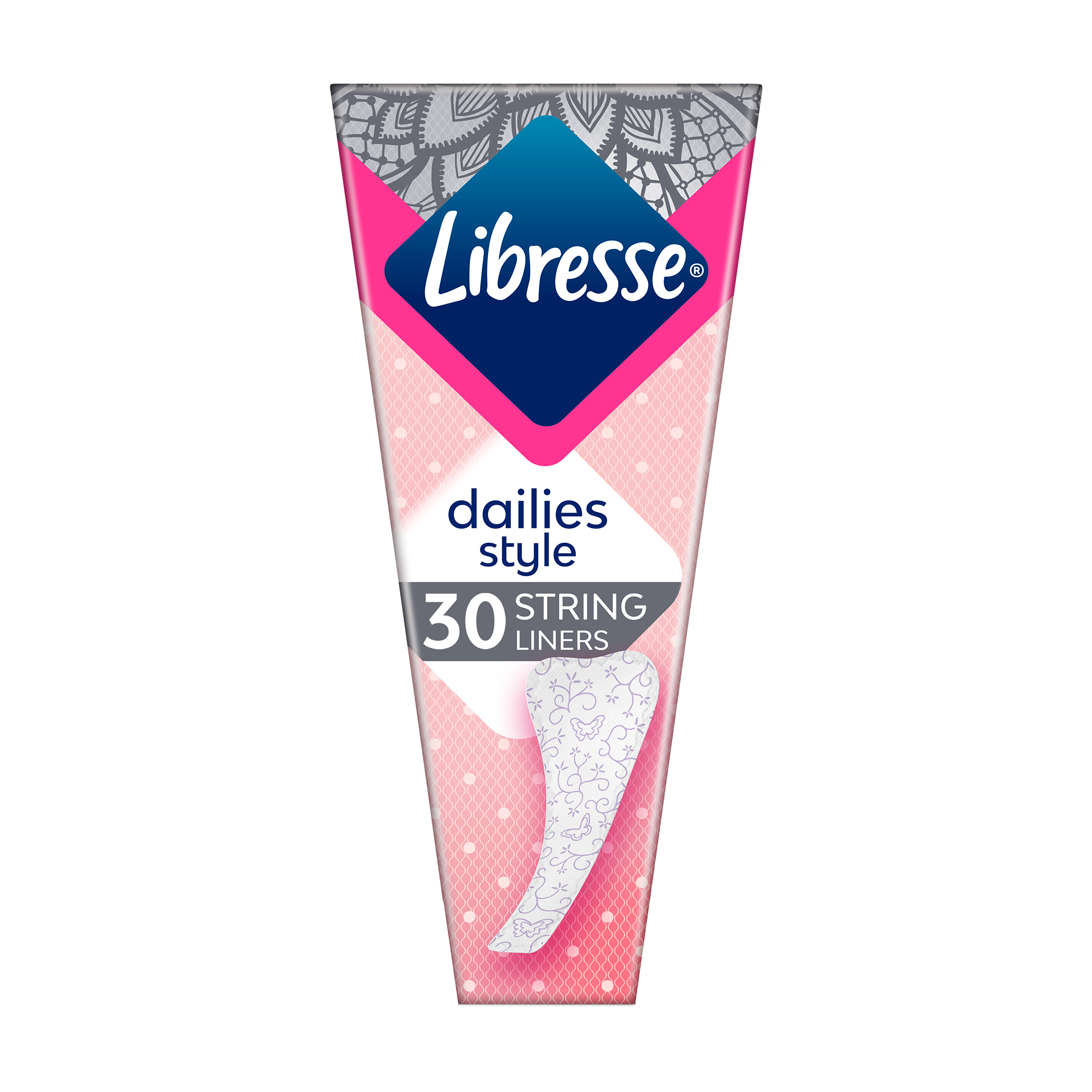 

Уцінка! Щоденні прокладки Libresse Dailies Style String Liners, 30 шт