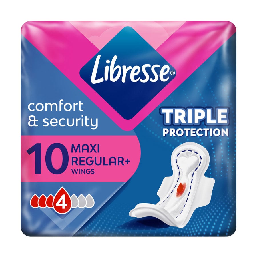 

Прокладки гігієнічні Libresse Maxi, 10 шт