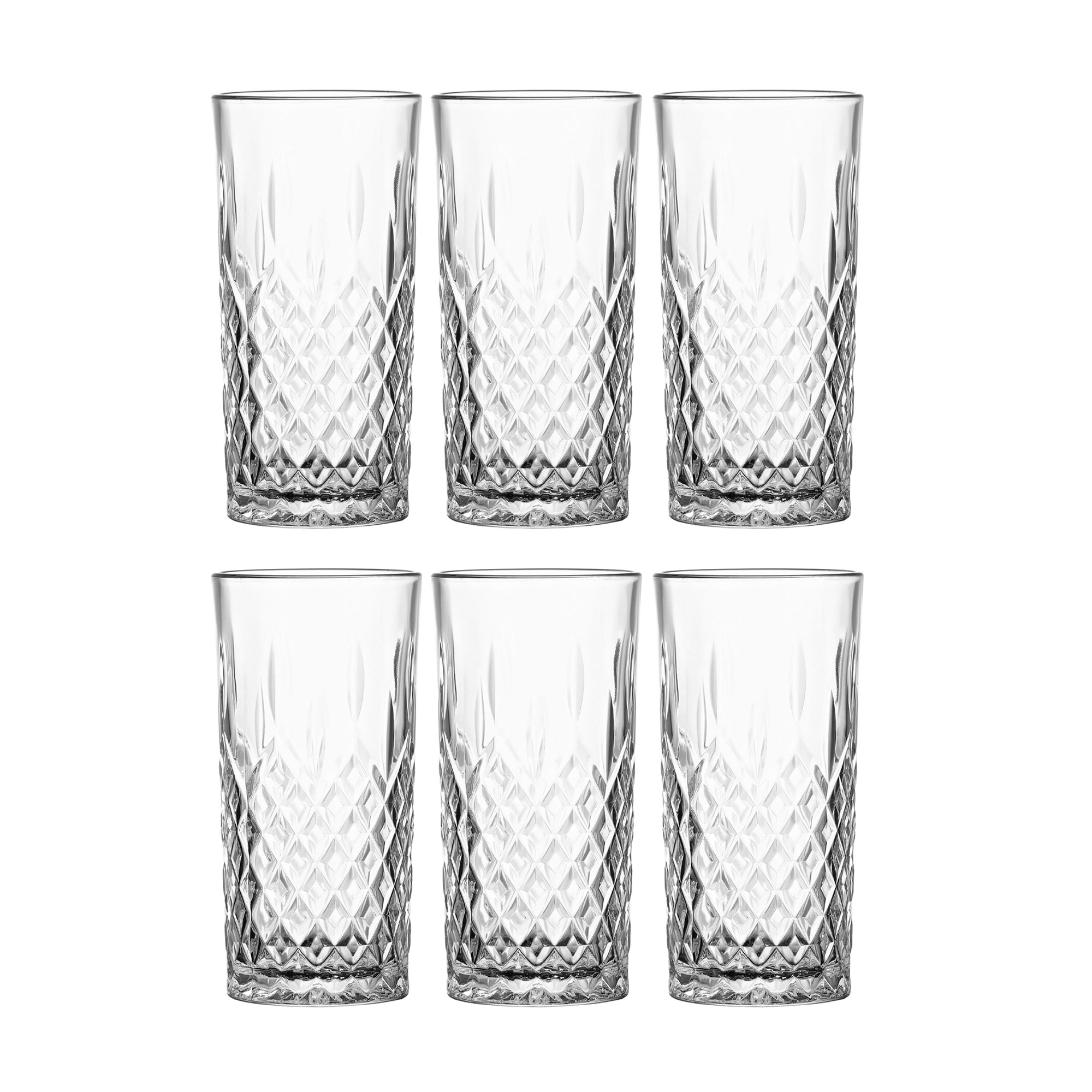 

Набір високих склянок Ardesto Alba, 6*356 мл (AR2635ABS)