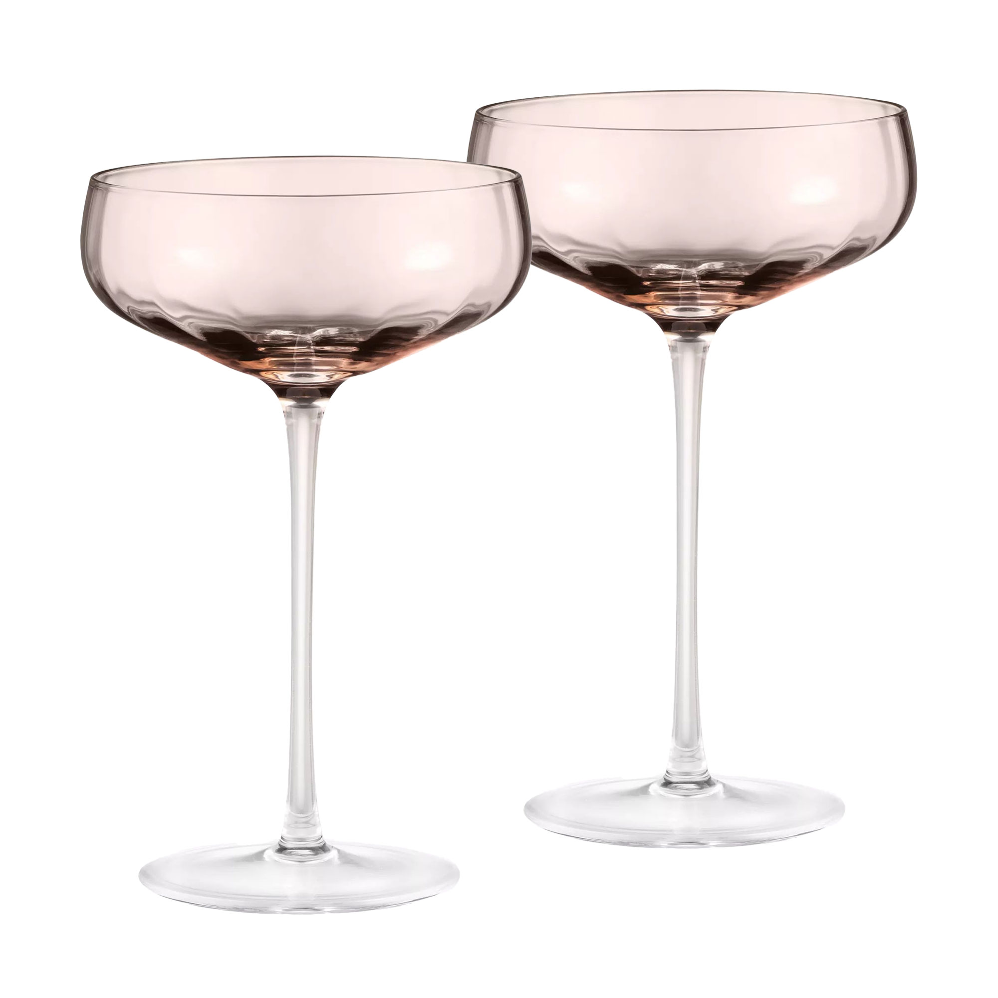 

Набір келихів для шампанського Ardesto Black Mars Altair золотистий, 2*260 мл (AR2627GW)