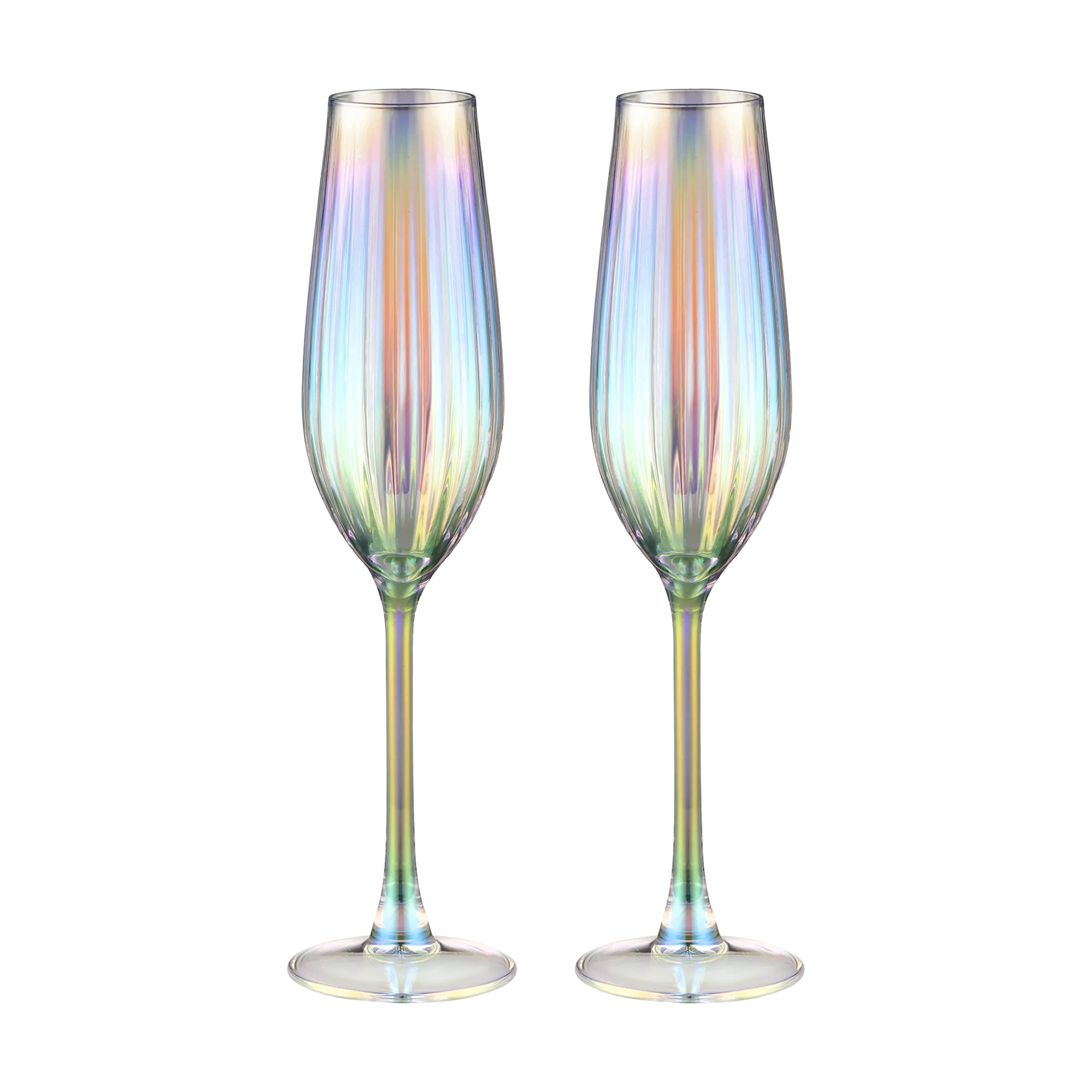 

Набір келихів для шампанського Ardesto Black Mars Zenith, 2*250 мл (AR2625EL)