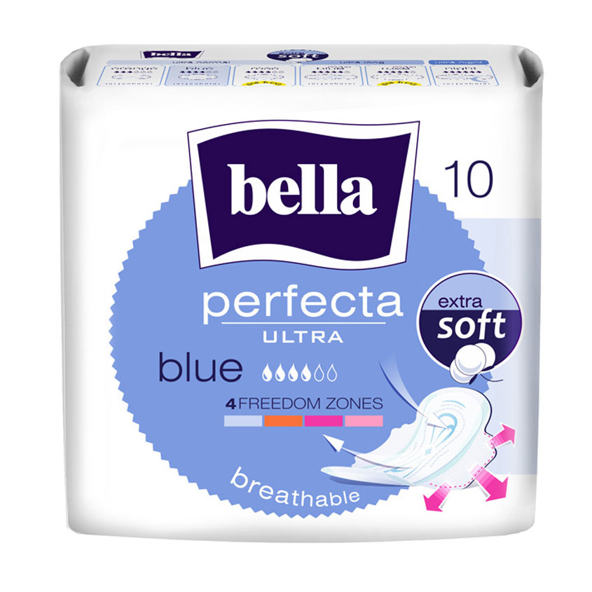 

Прокладки для критичних днів Bella Perfecta Ultra Blue, 10 шт