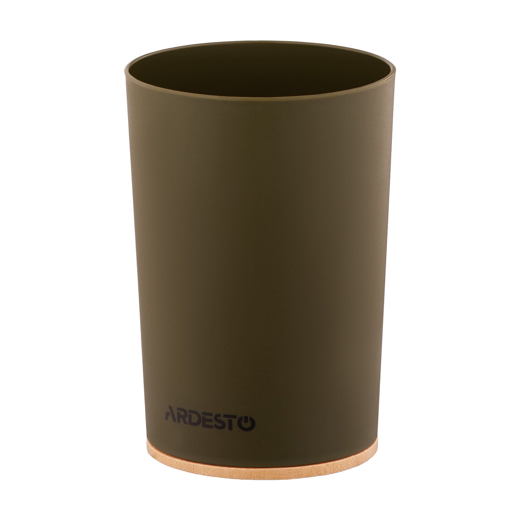 

Склянка для зубних щіток Ardesto Minimalism темно-зелена, 7.8*11.3 см (ARHB3105OB)