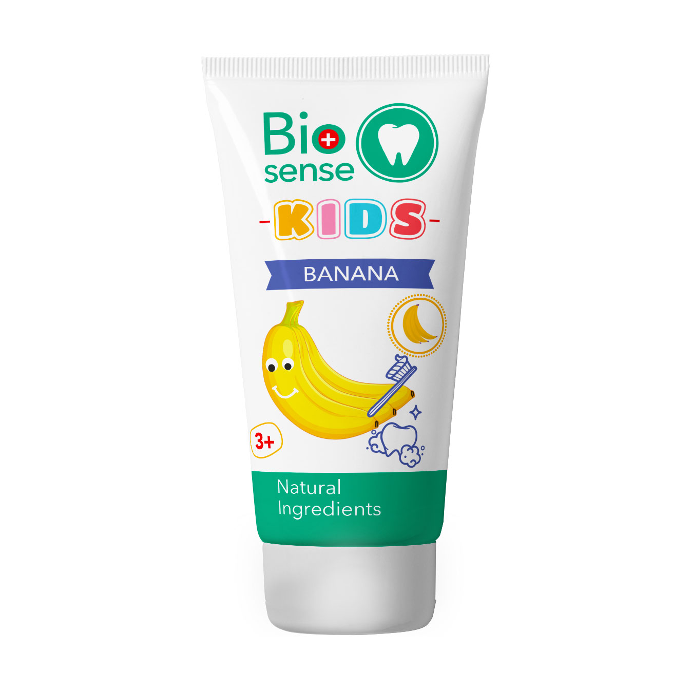 

Дитяча зубна паста Bioton Cosmetics Biosense Kids Banana, 50 мл