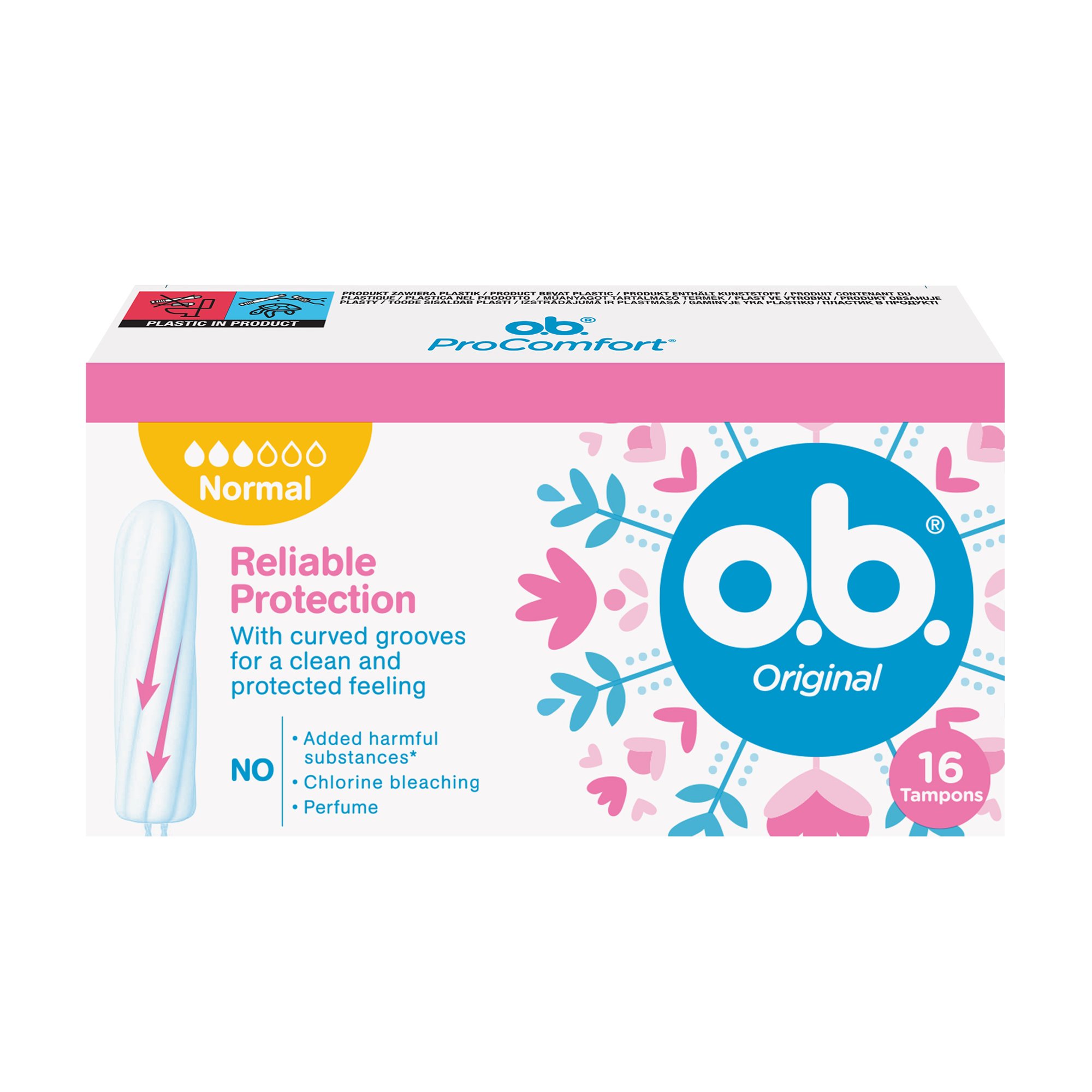 

Уцінка! Тампони o.b. Original Normal, 16 шт