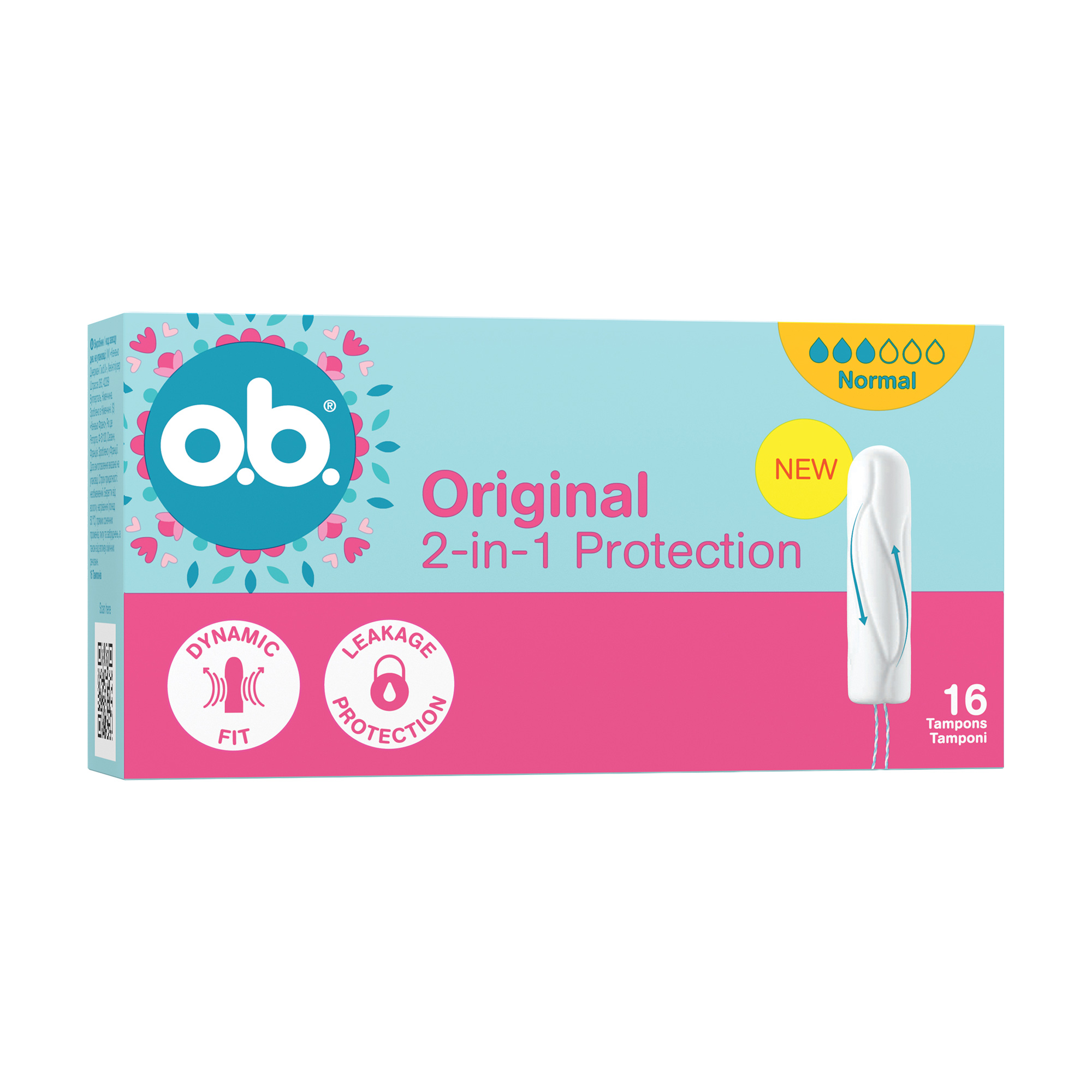 Тампони o.b. Original Normal, 16 шт
