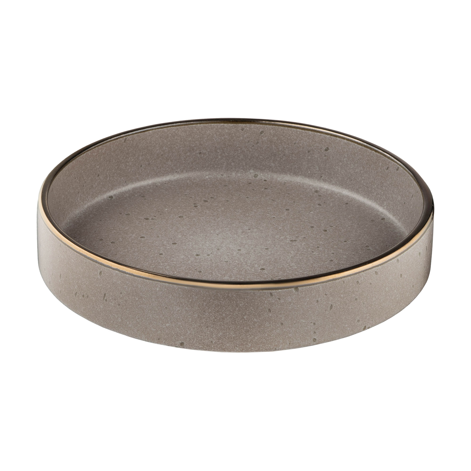 

Тарілка супова Ardesto Fasano керамічна, темно-сіра, 20 см, 850 мл (AR0420GB)