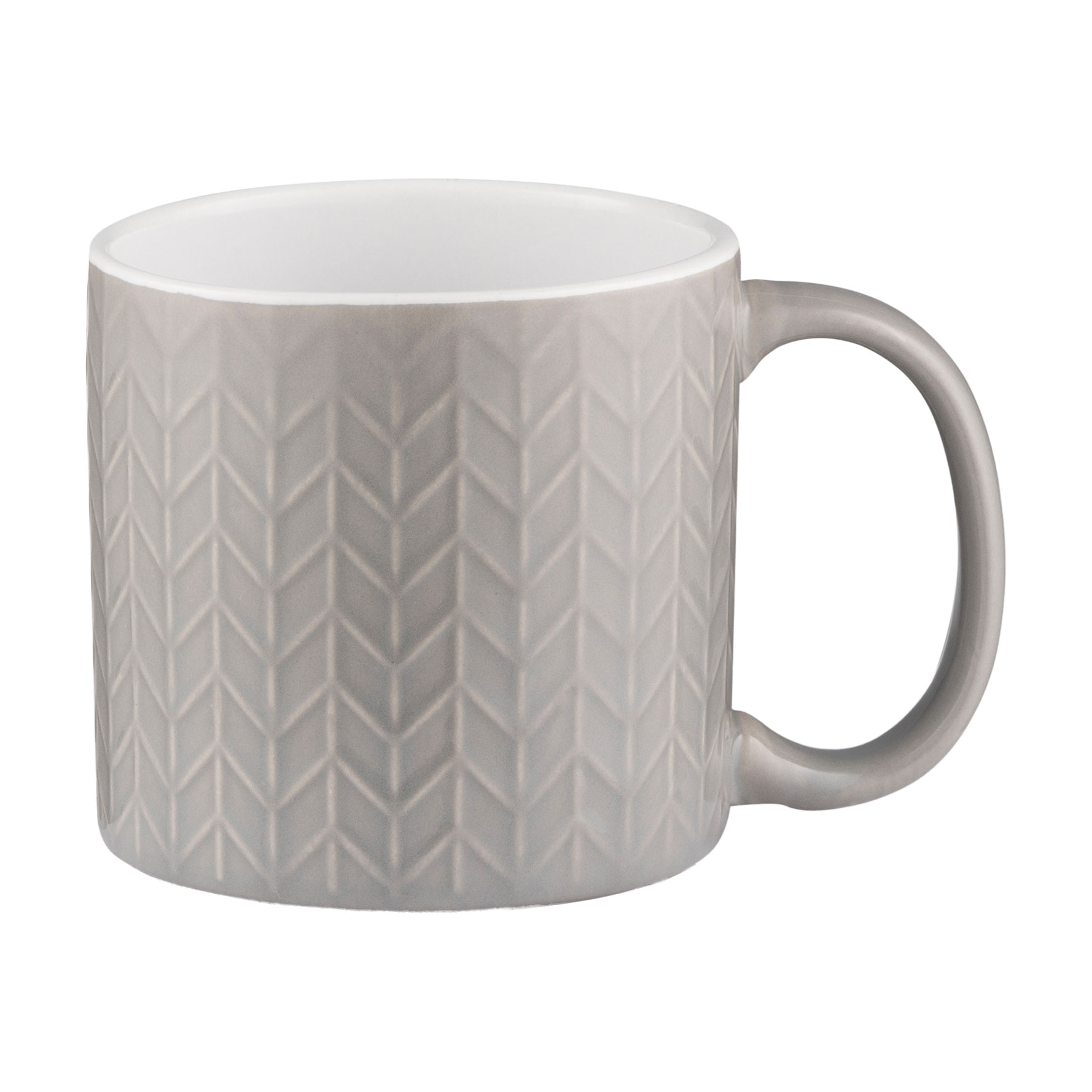 

Чашка Ardesto Francesca керамічна, світло-сіра, 360 мл (AR3482G)