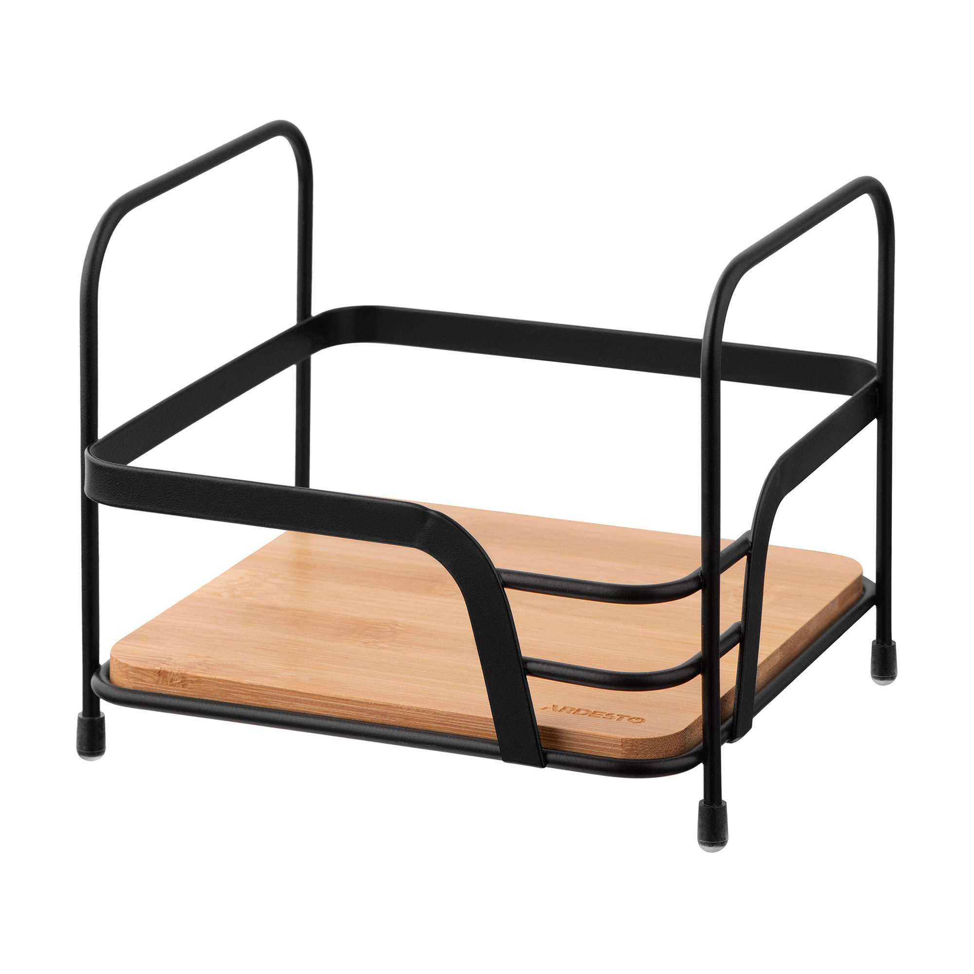 

Полиця Ardesto Minimalism 1-ярусна, чорна, 16*15.5*13.5 см (ARHK4501BB)